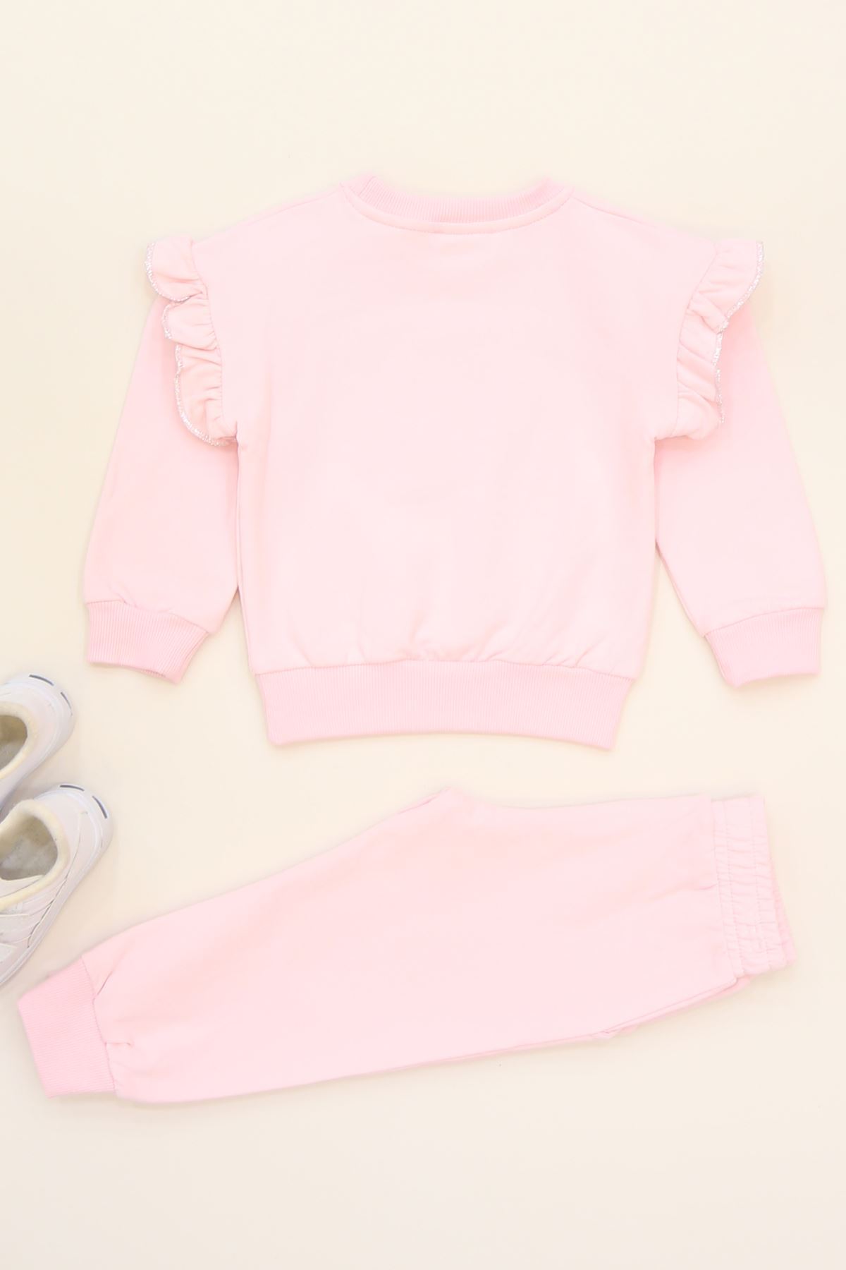 2-5 Yaş Şardonlu Yumoş Kumaş Takım Açıkpembe - 5264331.1576.