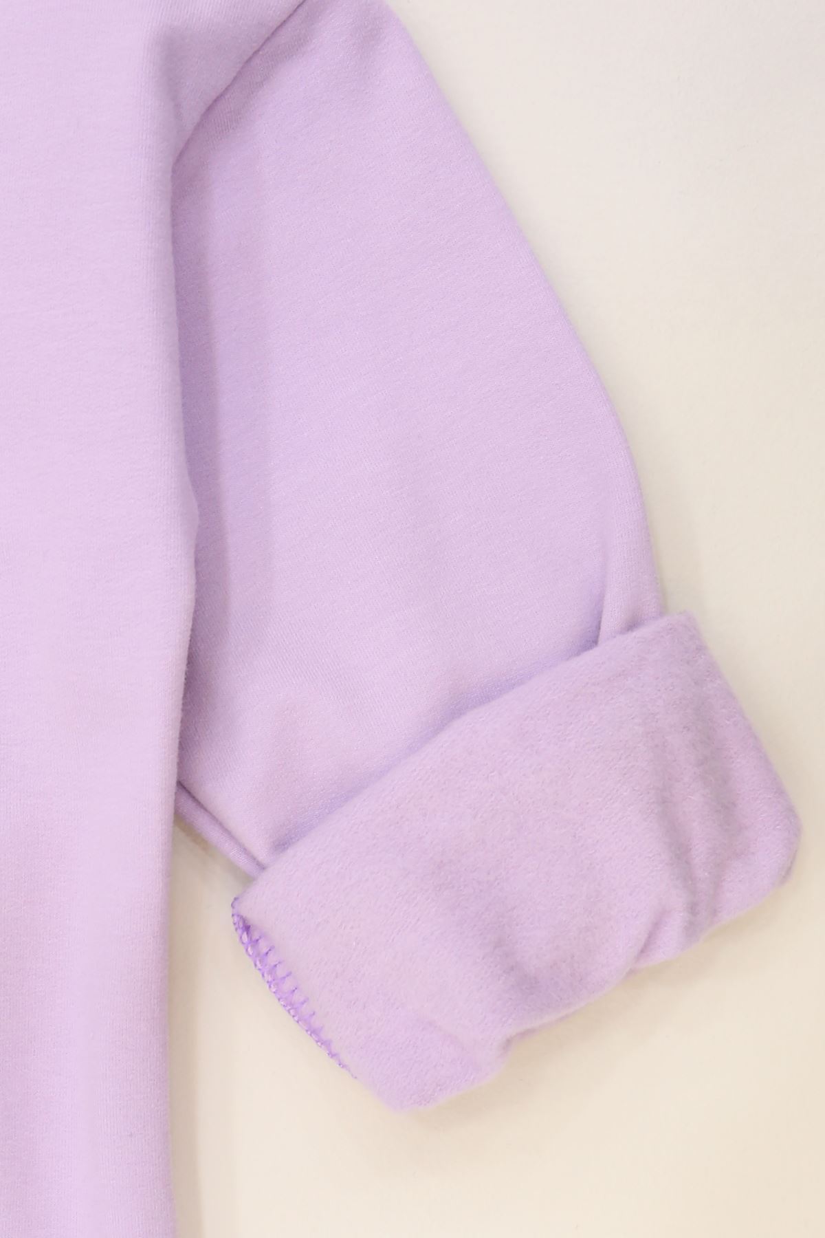 6-9 Yaş Şardonlu Yumoş Kumaş Takım Lila - 6264360.1576.