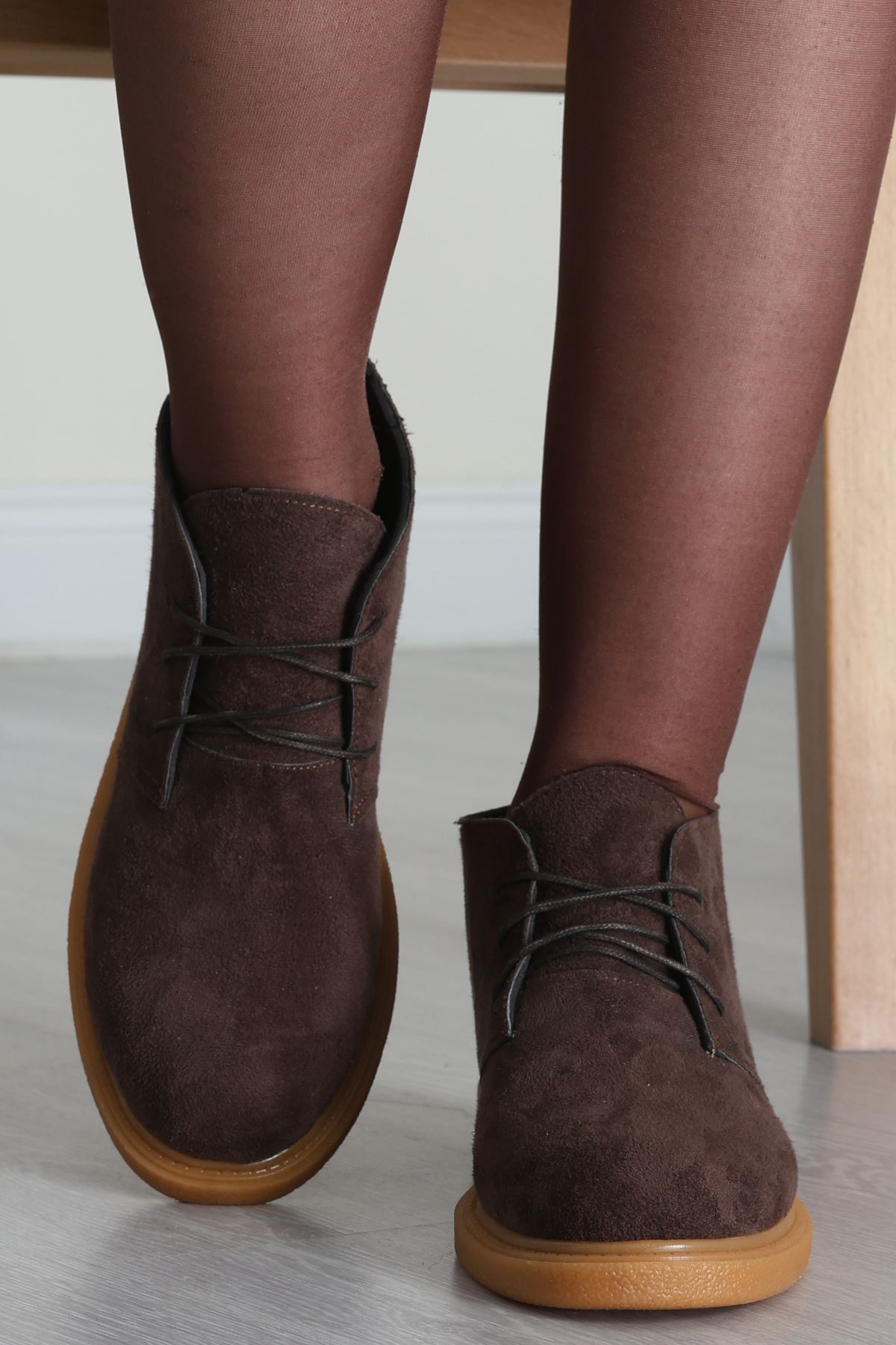 Kadın Bot Süetkahve - 31434.1846.