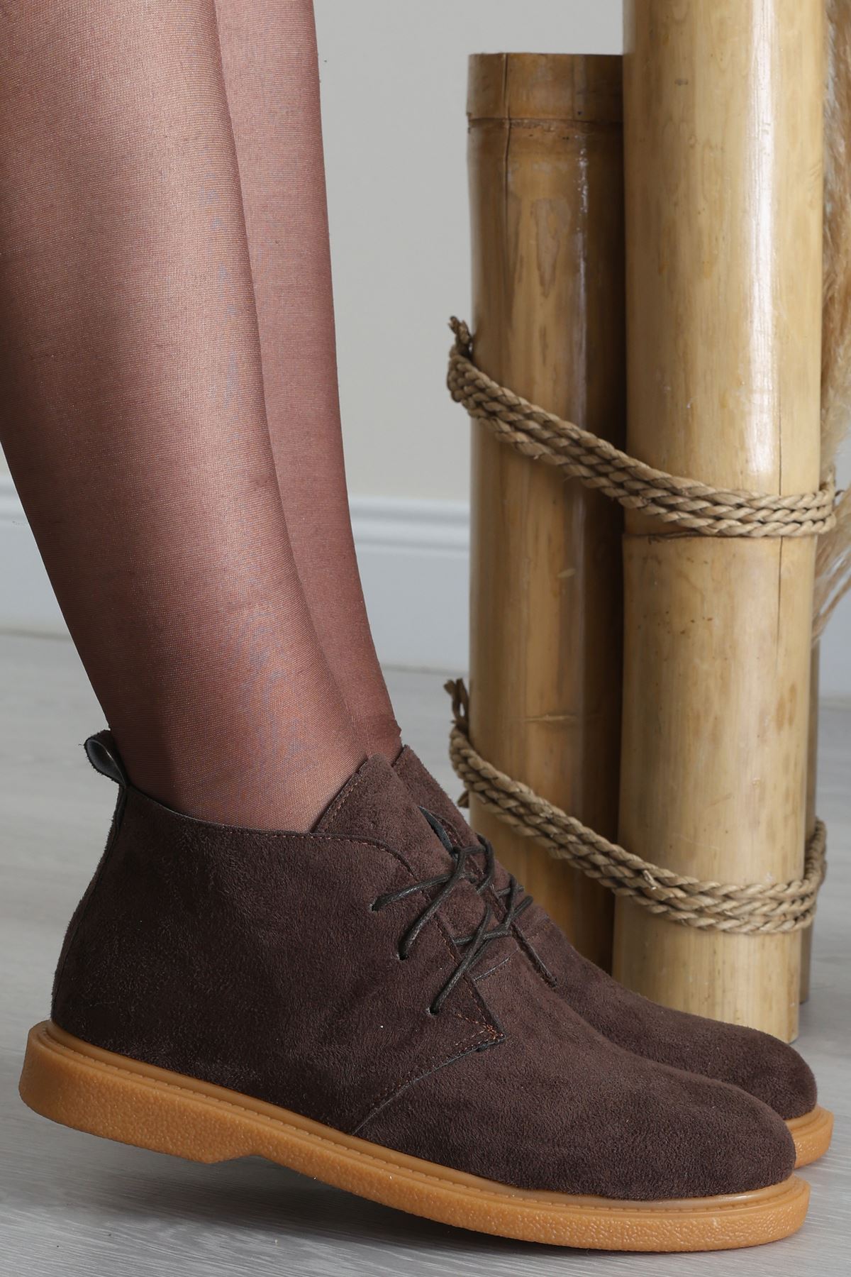 Kadın Bot Süetkahve - 31434.1846.