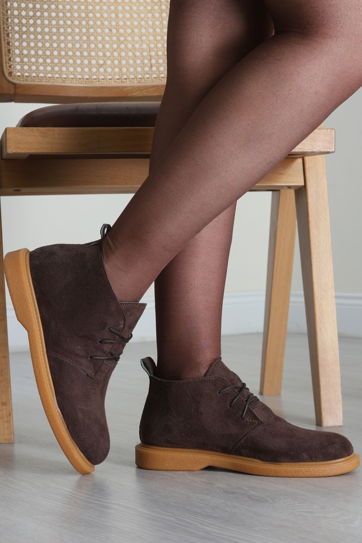 Kadın Bot Süetkahve - 31434.1846.