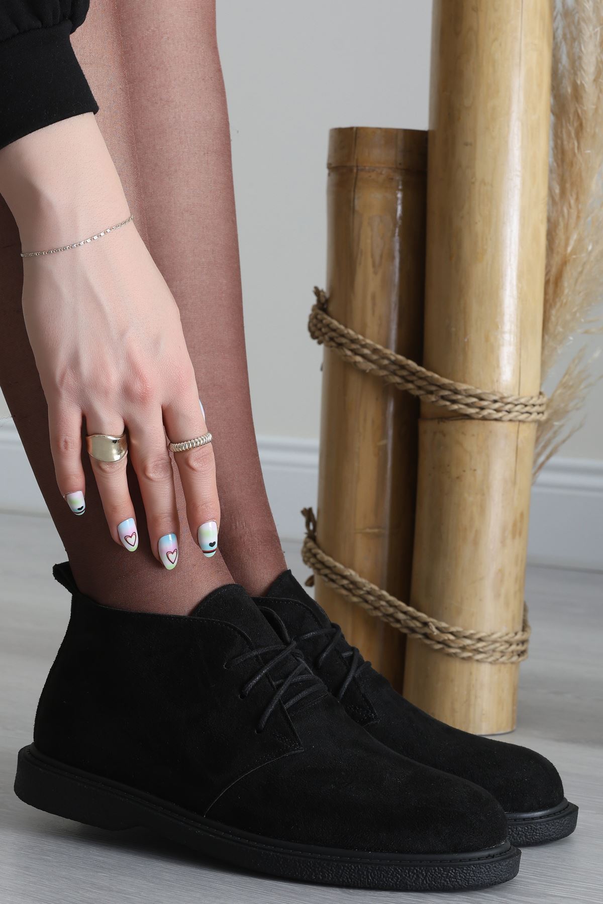 Kadın Bot Süetsiyah - 31434.1846.