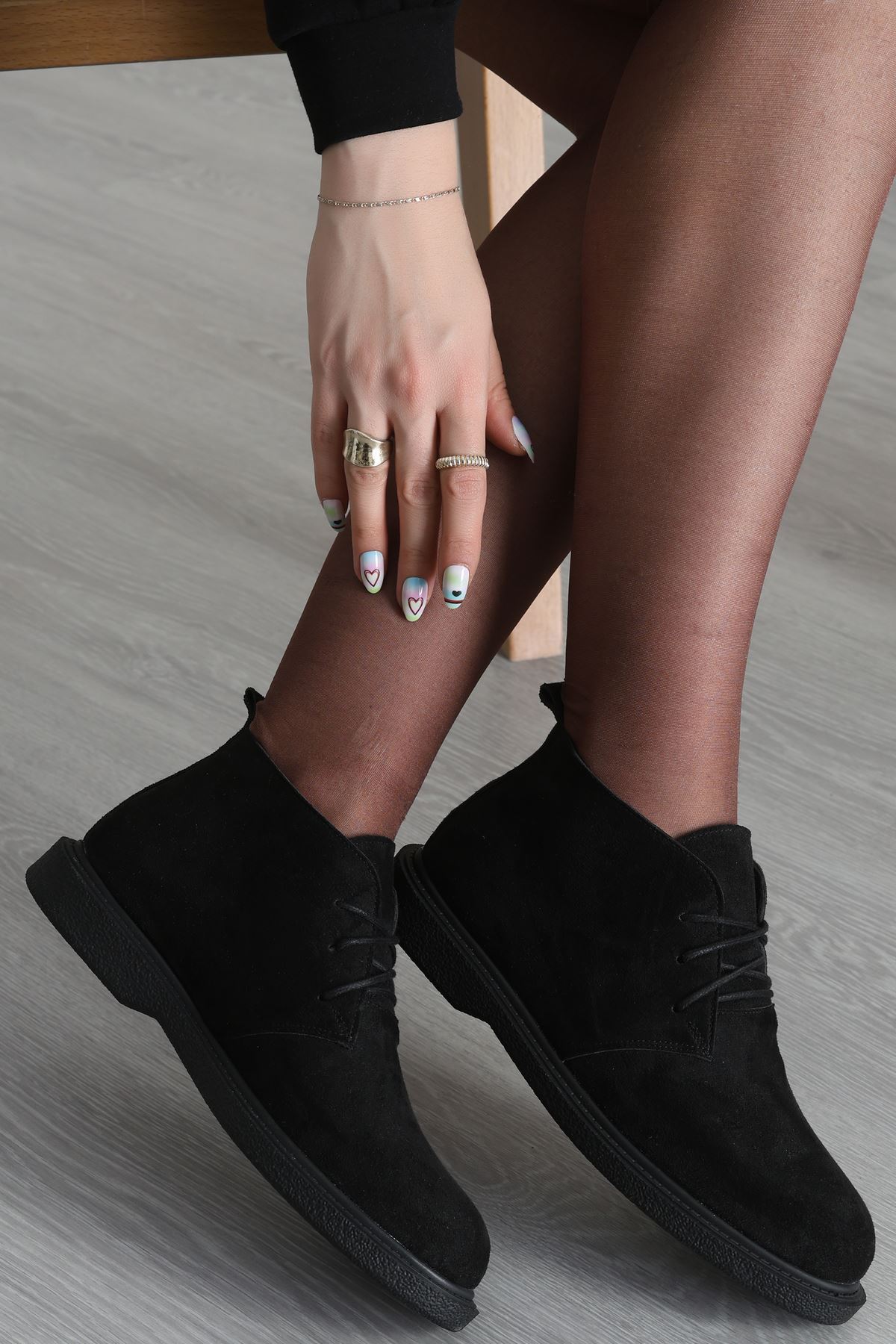 Kadın Bot Süetsiyah - 31434.1846.