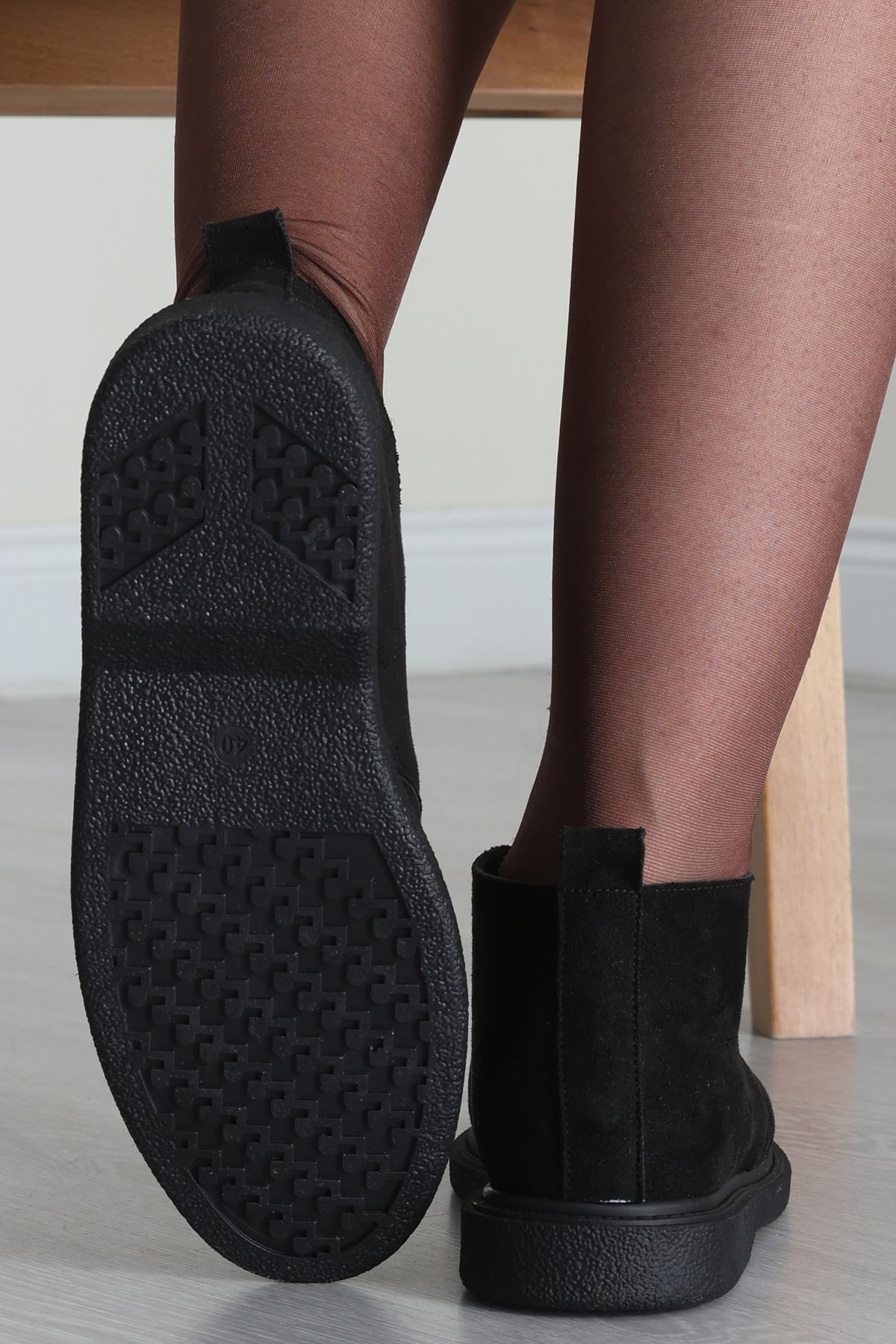 Kadın Bot Süetsiyah - 31434.1846.