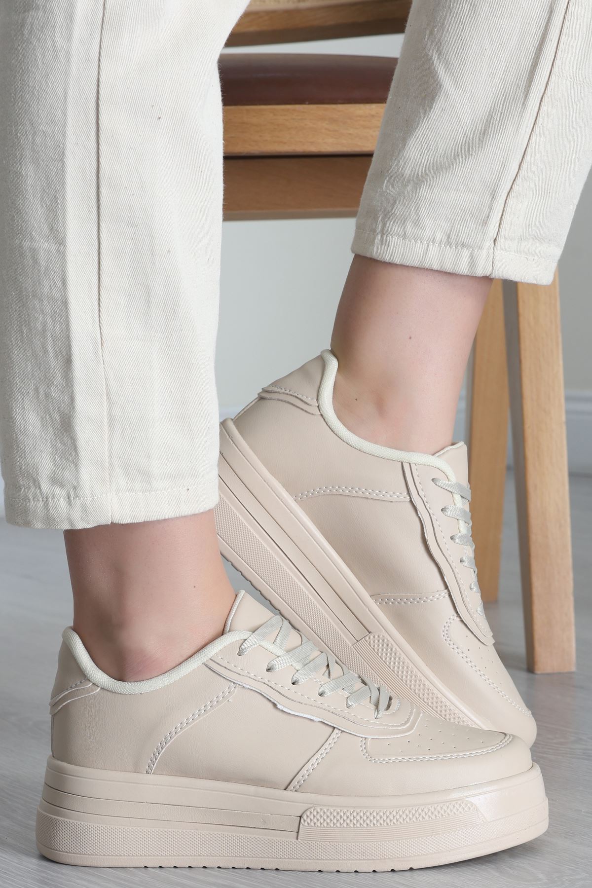 Günlük Spor Ayakkabı Bej - 31512.2082.