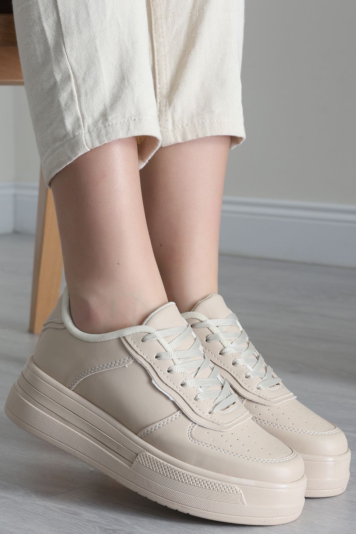 Günlük Spor Ayakkabı Bej - 31512.2082.