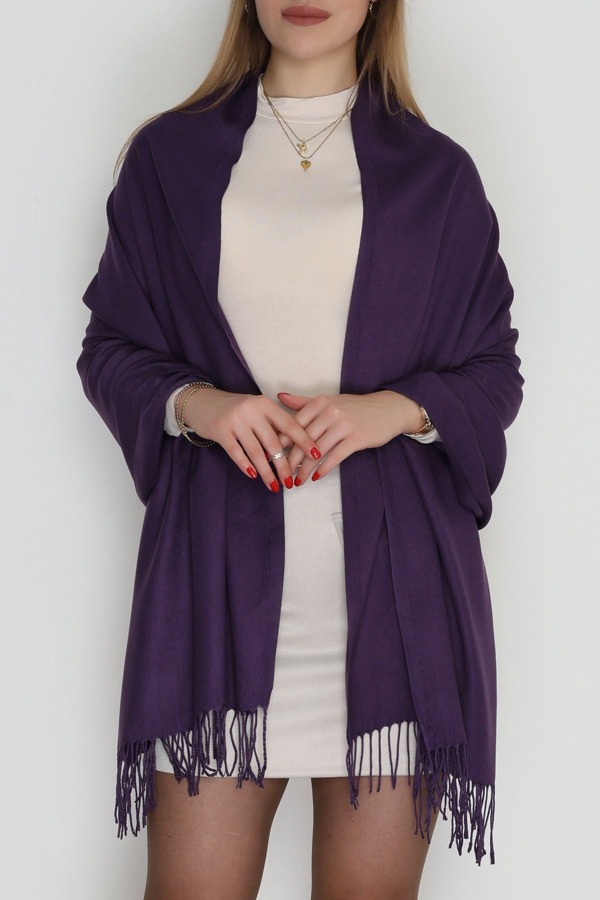 Paşmina Şal Mürdüm - 70866.1736.