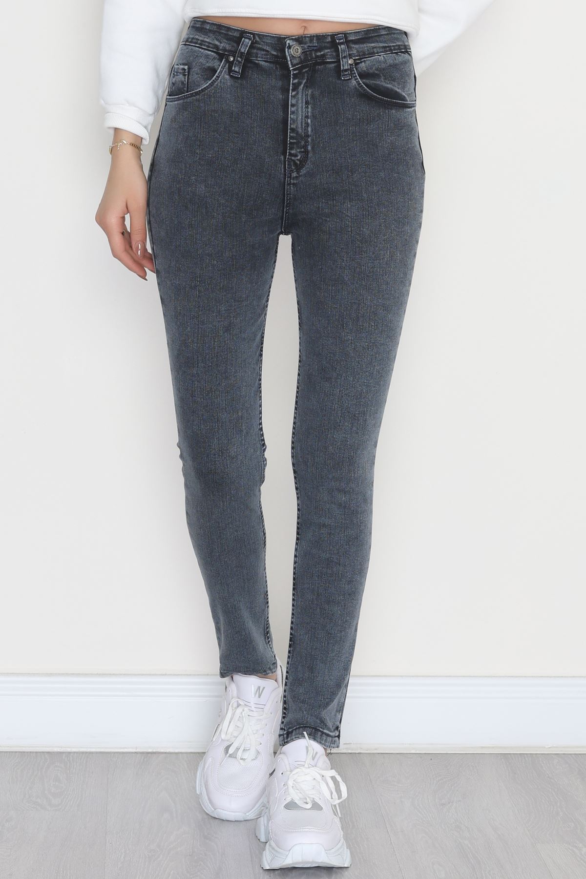 Dar Paça Kot Pantolon Çelikmavi - 31593.2112.