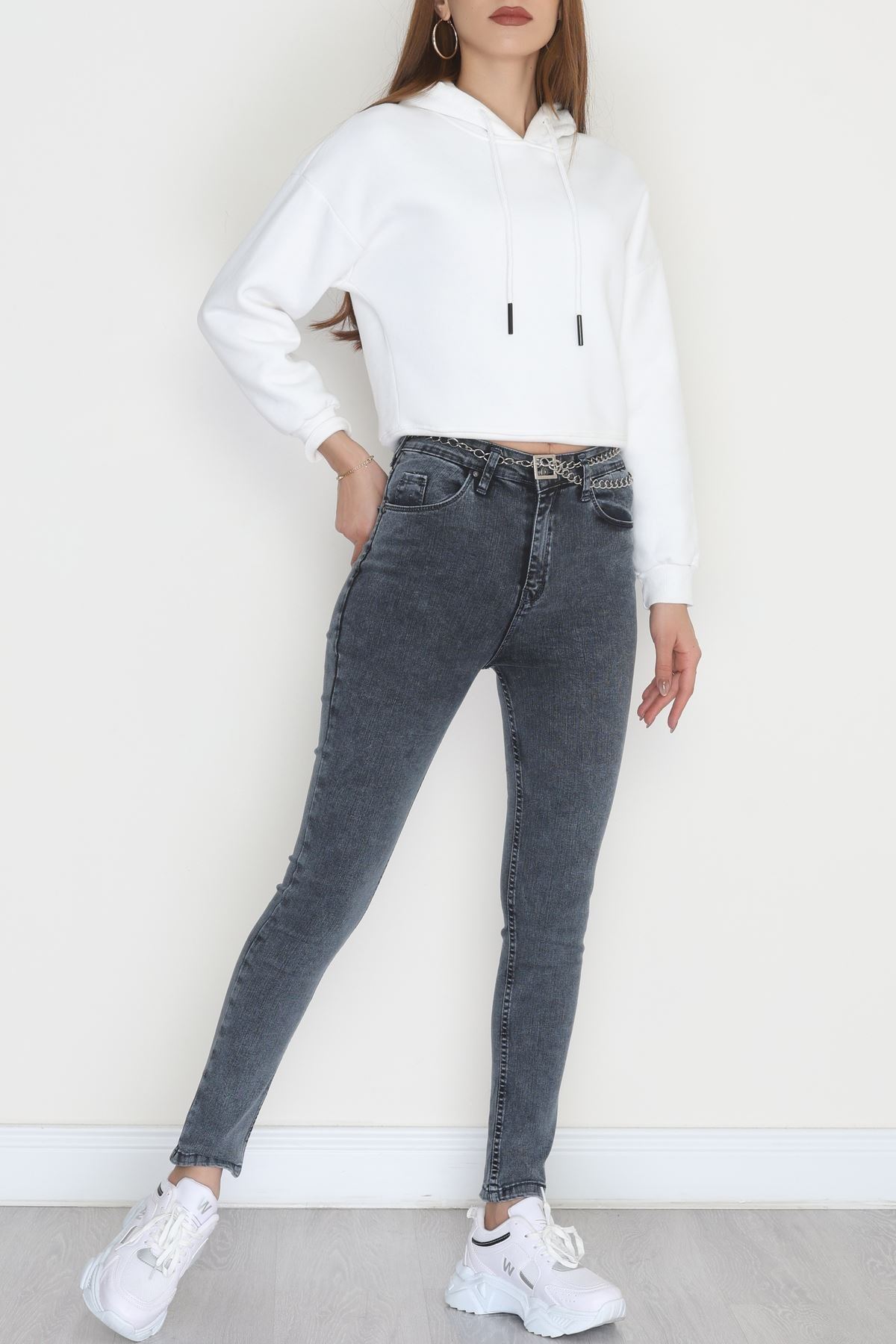 Dar Paça Kot Pantolon Çelikmavi - 31593.2112.