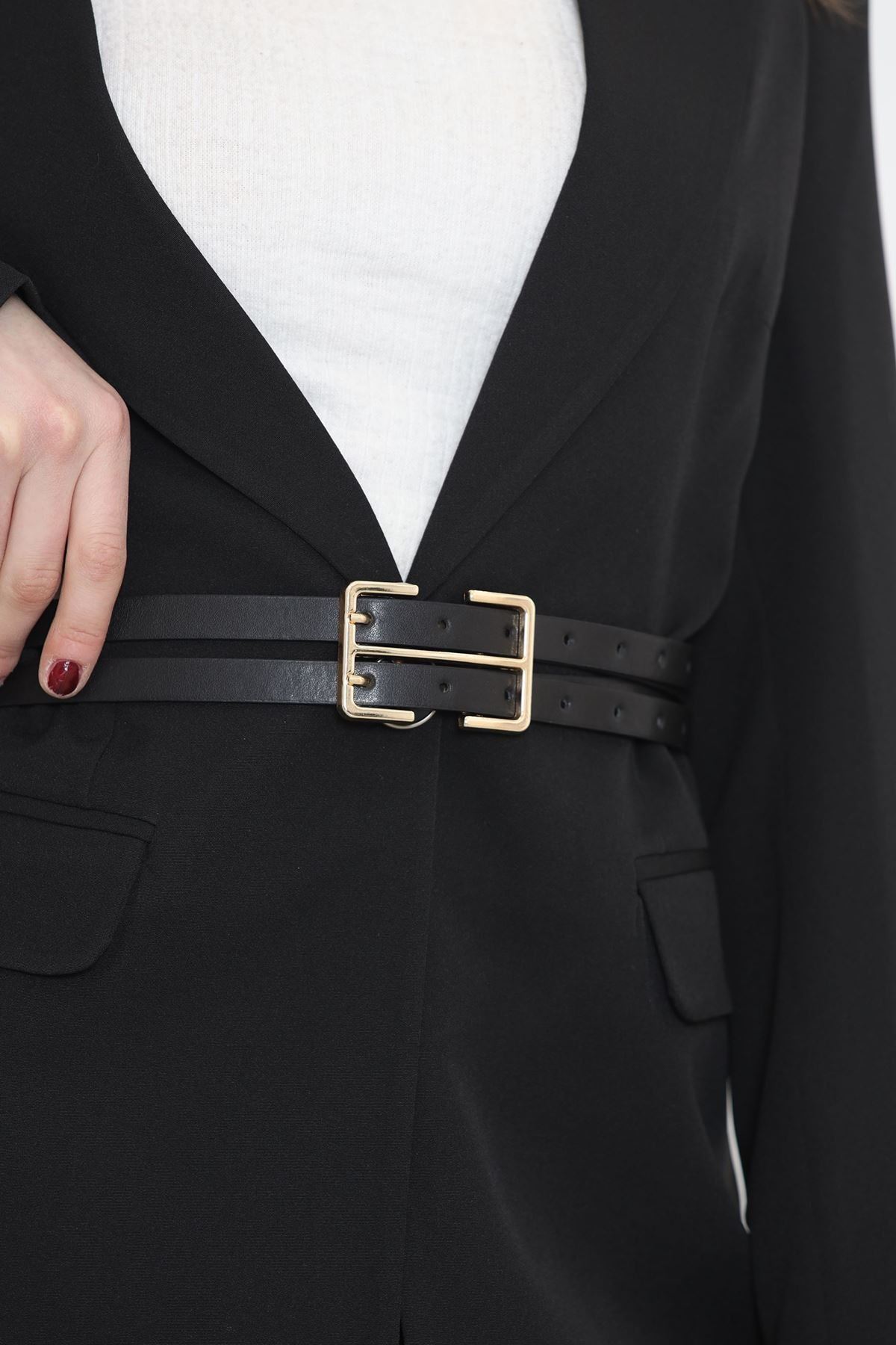 Aksesuar Kemer Siyah - 15014.1140.