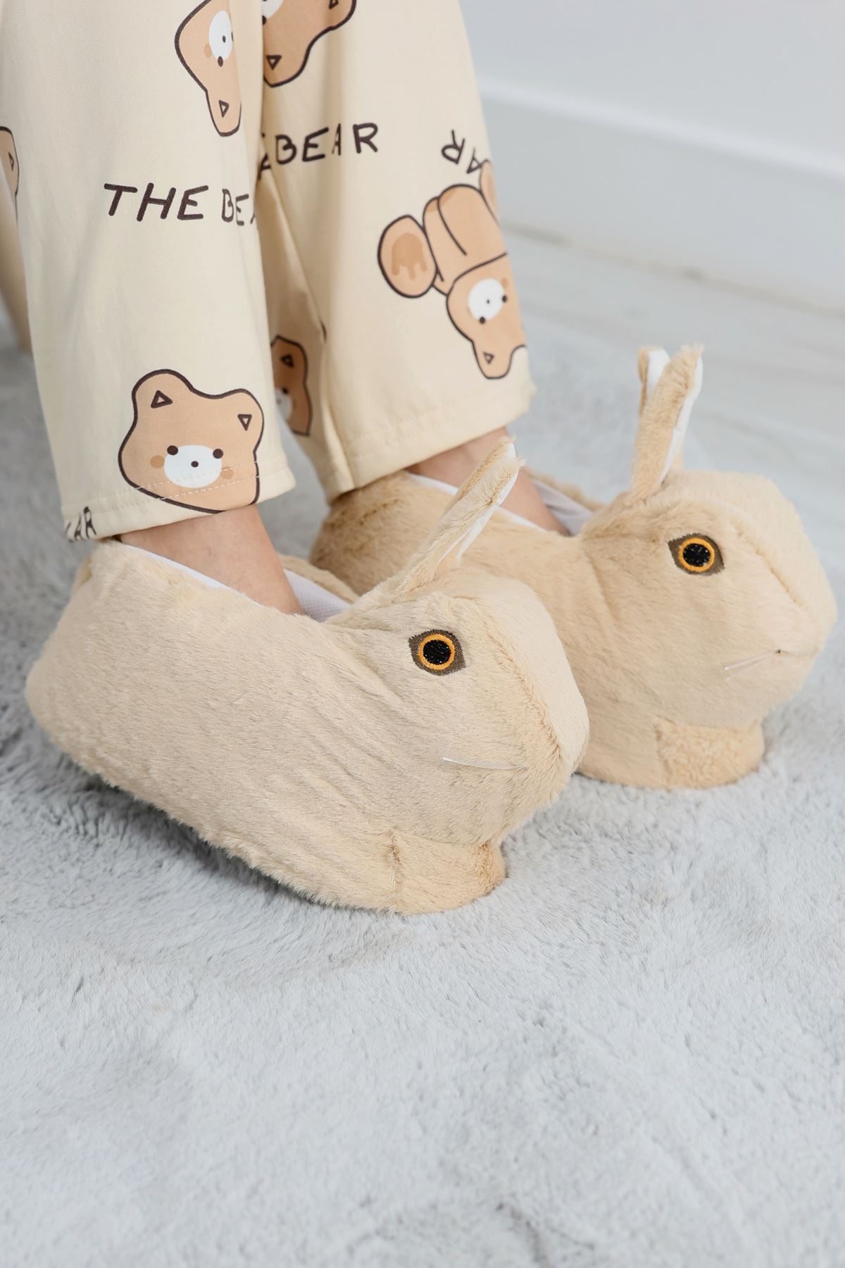 Hayvanlı Panduf Krem - 31481.264.