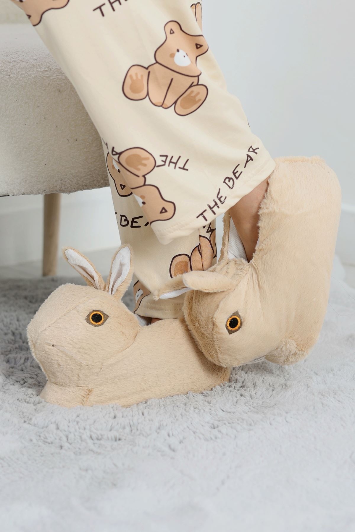 Hayvanlı Panduf Krem - 31481.264.