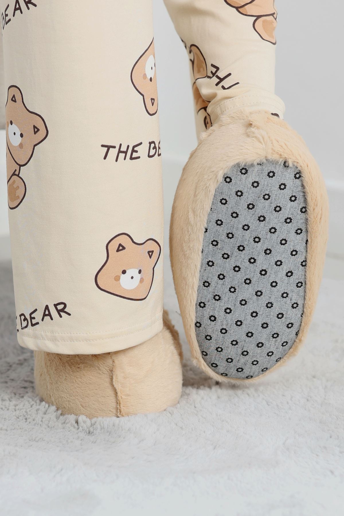 Hayvanlı Panduf Krem - 31481.264.