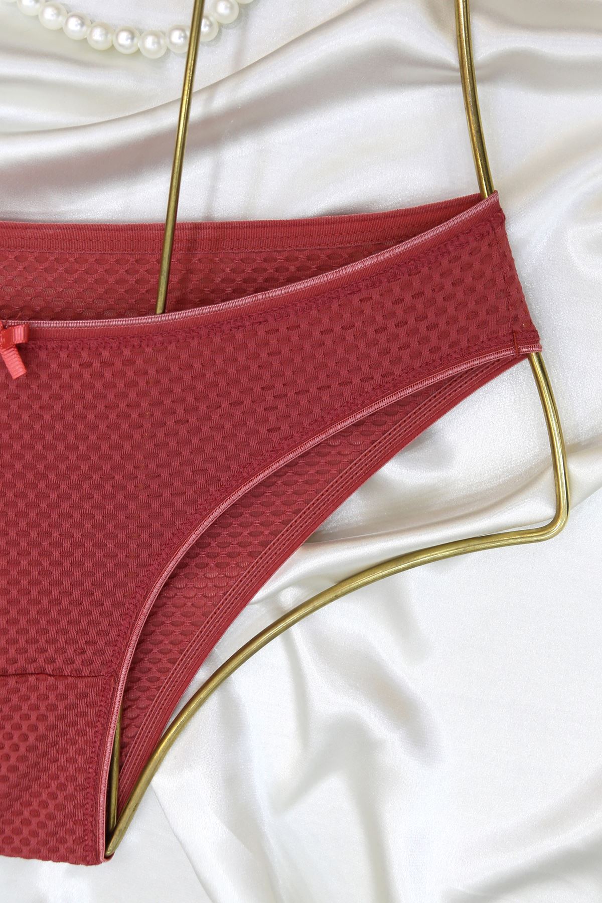 Sütyen Takım Ortası Şeffaf Petek Boş Kiremit - 2551-B.1783.