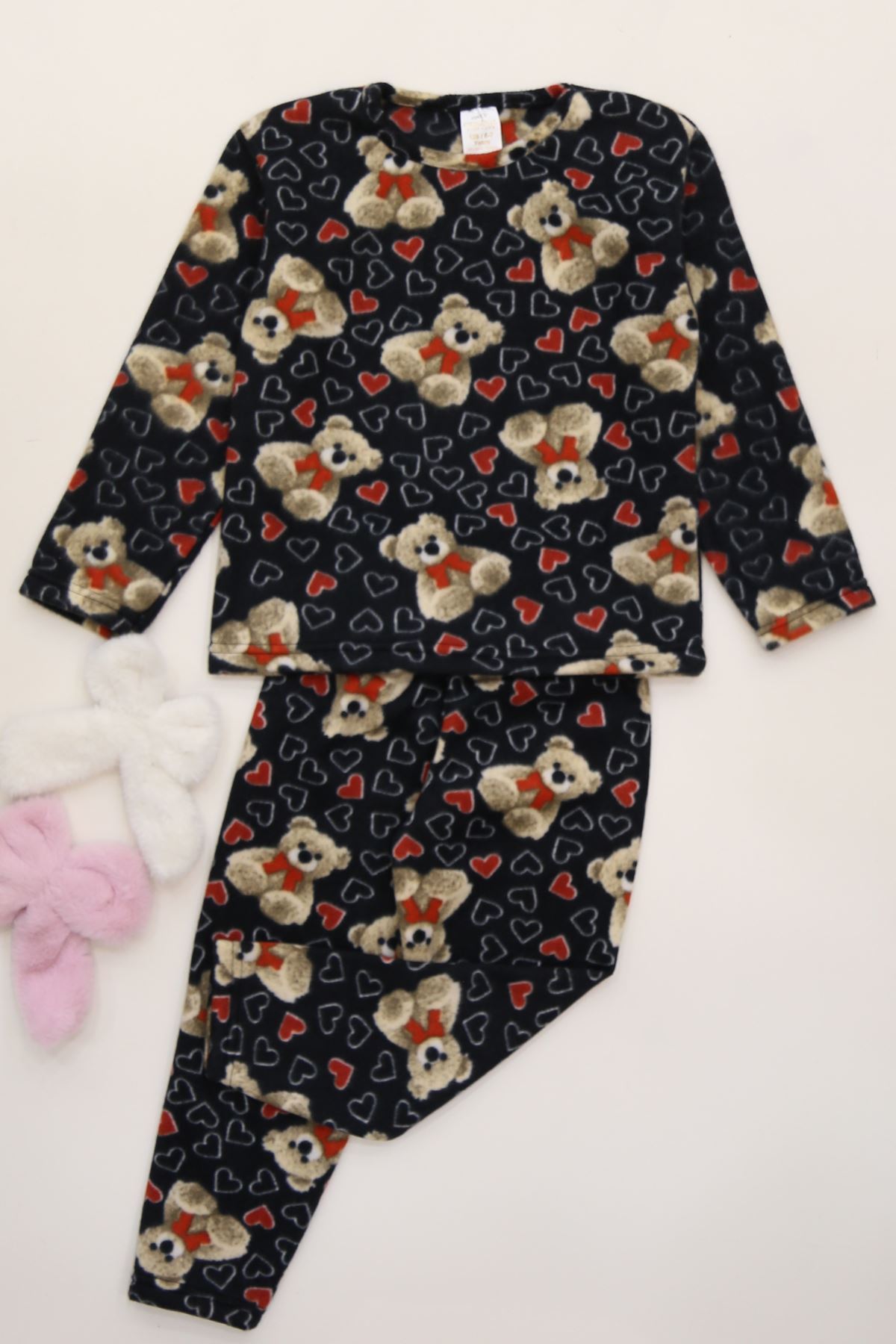 4-10 Yaş Polar İkili Takım Siyahayı - 52077.1776.