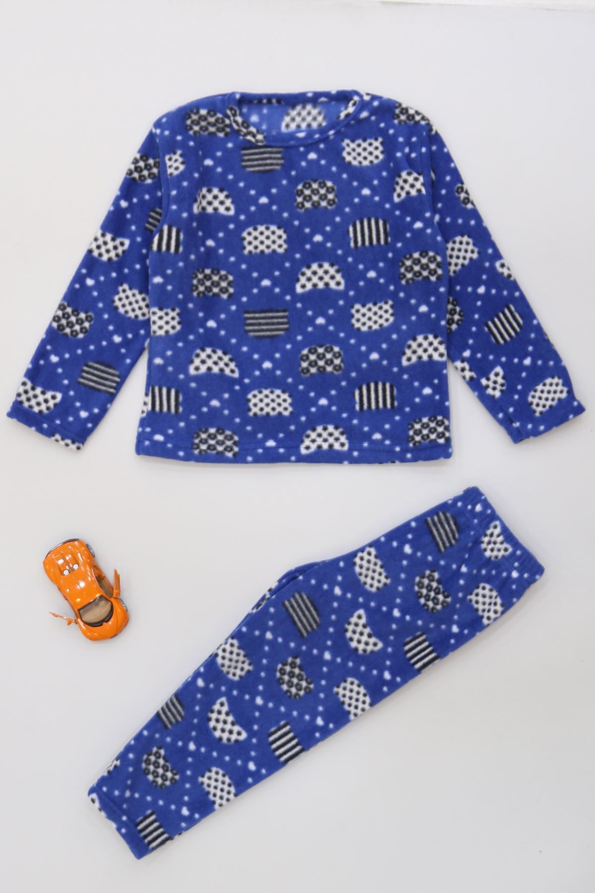 4-10 Yaş Polar İkili Takım Saks - 52077.1776.