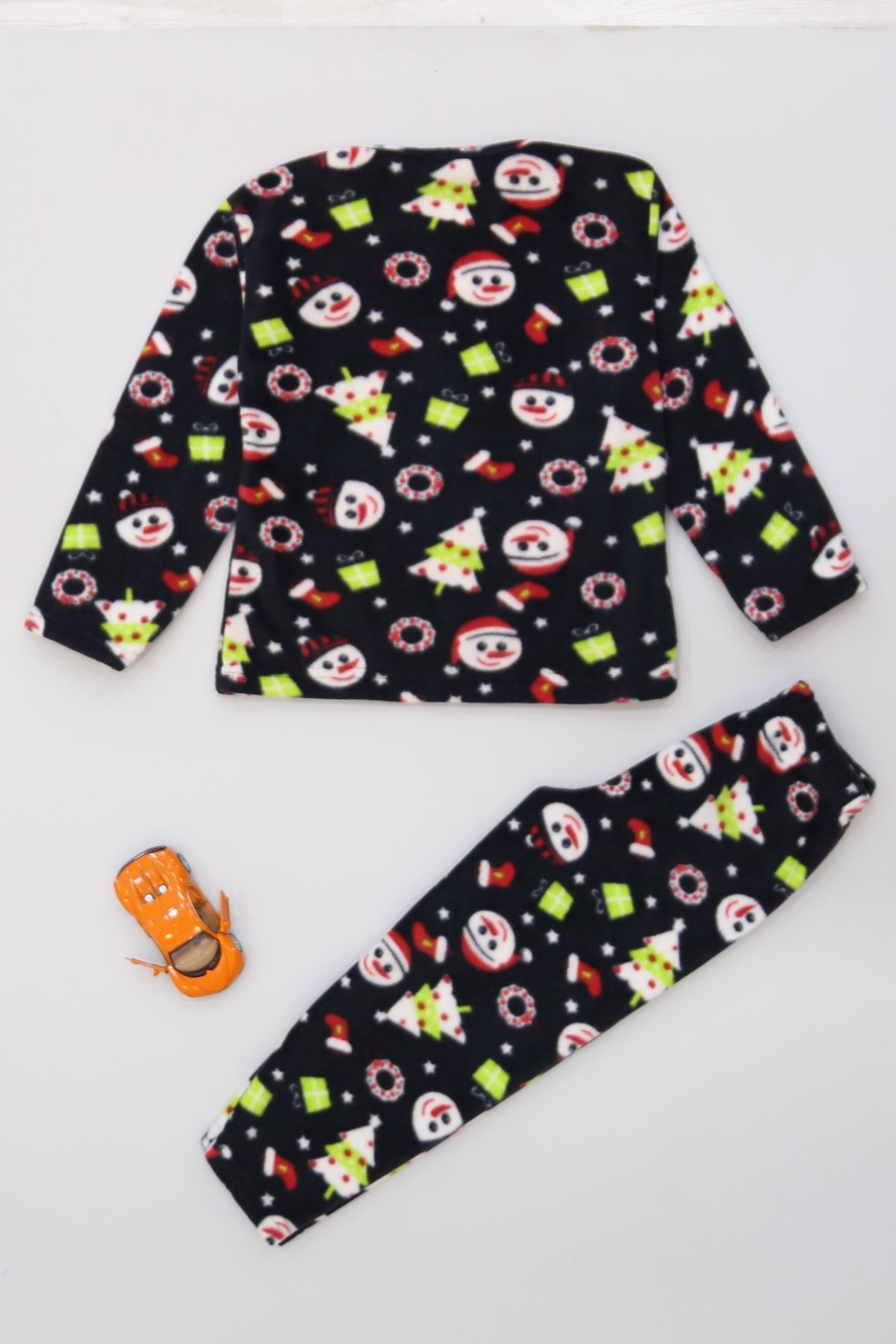 4-10 Yaş Polar İkili Takım Siyahyeşil - 52077.1776.