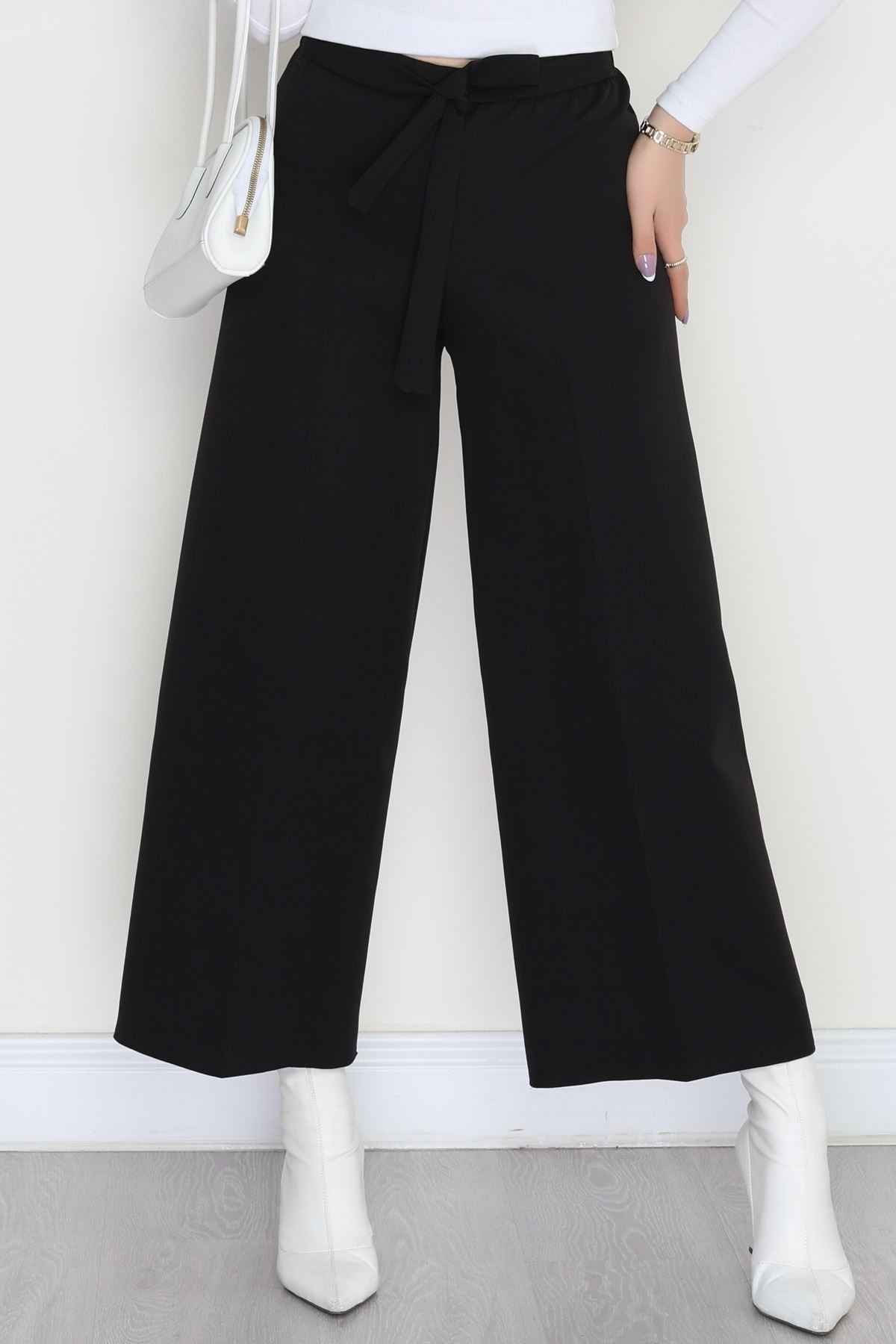 Dabıl Bol Kalıp Pantolon Siyah - 20169.1884.