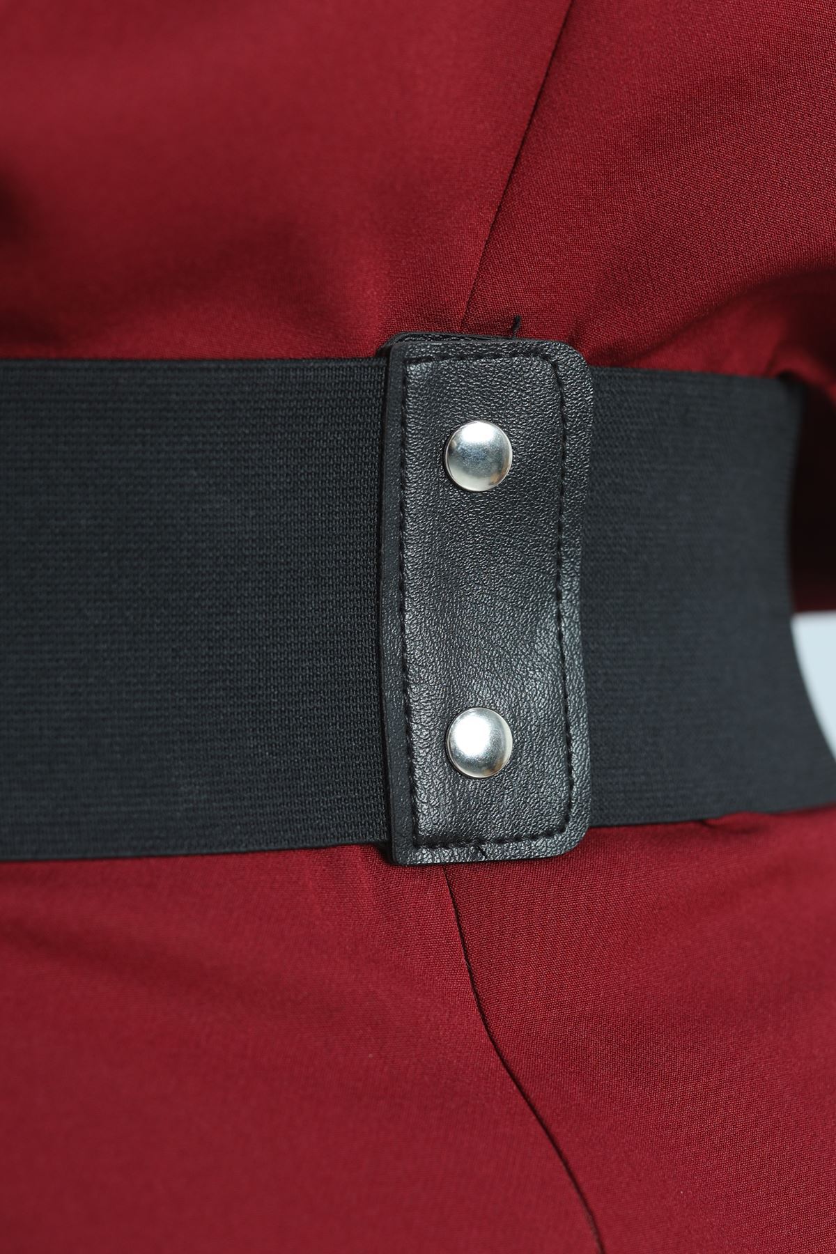 Lastikli Korse Kemer Siyah - 30683.1794.