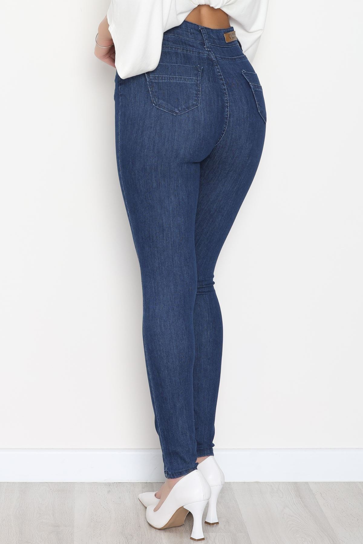 Dar Paça Kot Pantolon Mavi4 - 31593.2112.