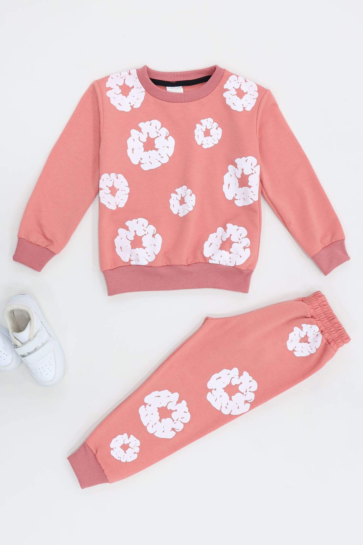 4-10 Yaş İki İp Şardonlu İkili Takım Somon - 52113.1776.