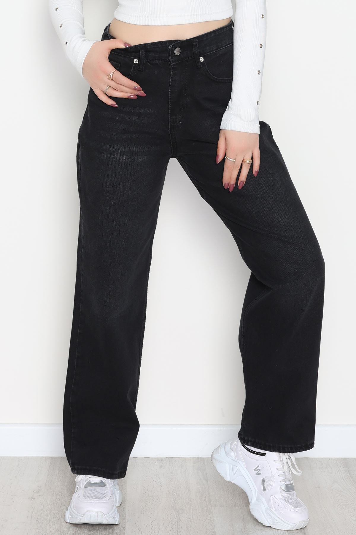 Wide Leg Kot Pantolon Fümekimyasal - 31641.2059.