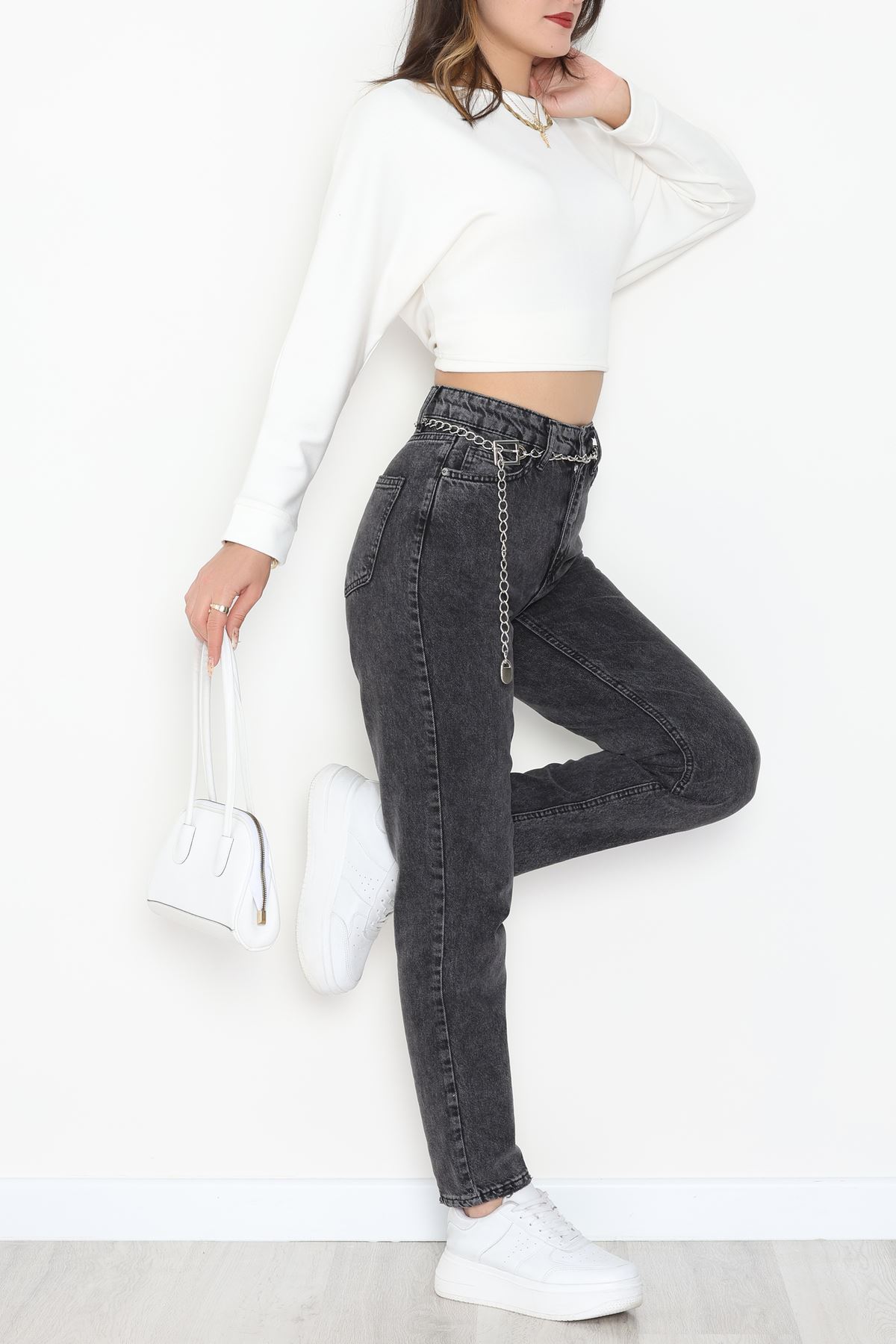 Boyfriend Kot Pantolon Füme - 31648.1968.