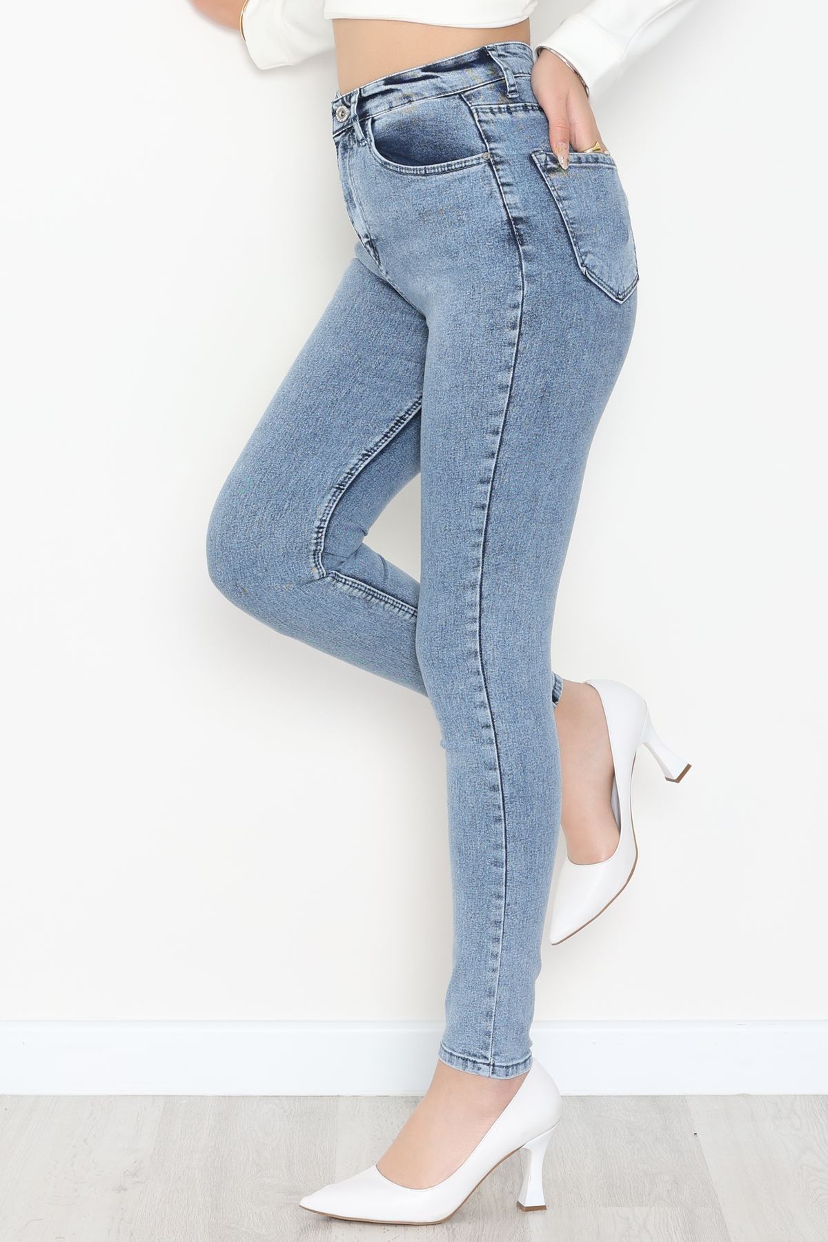 Dar Paça Kot Pantolon Mavi5 - 31593.2112.