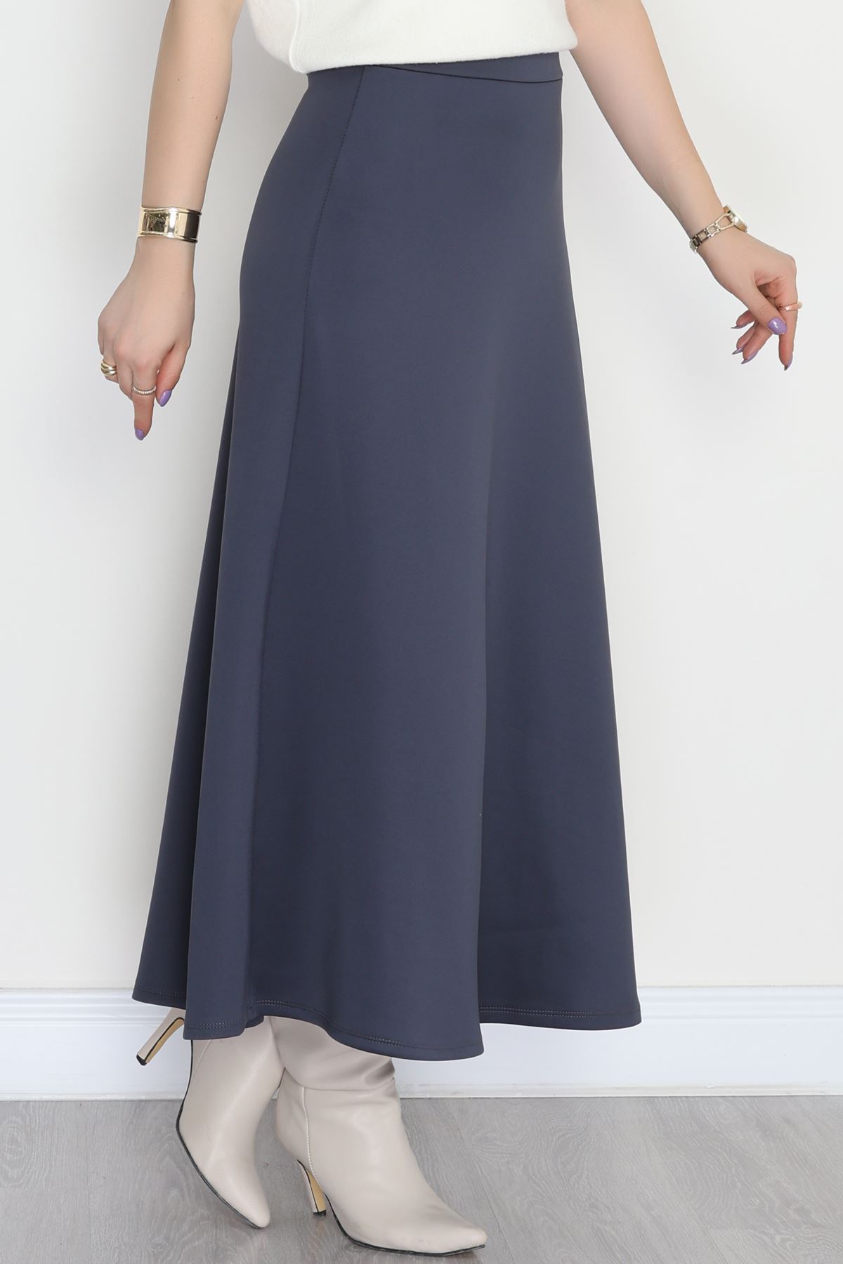 Puf Scuba Kumaş Çan Etek Füme - 50961.2036.