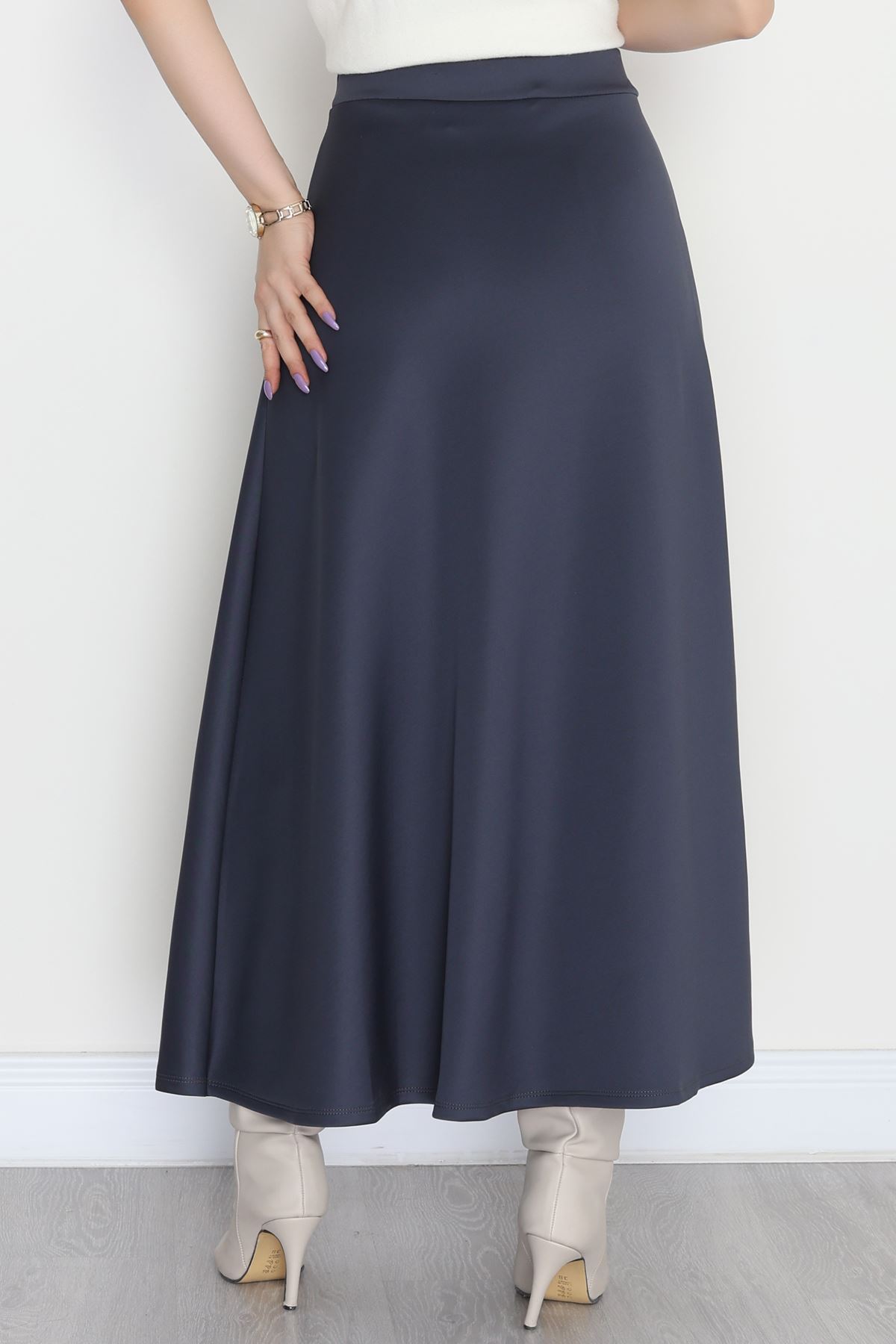 Puf Scuba Kumaş Çan Etek Füme - 50961.2036.