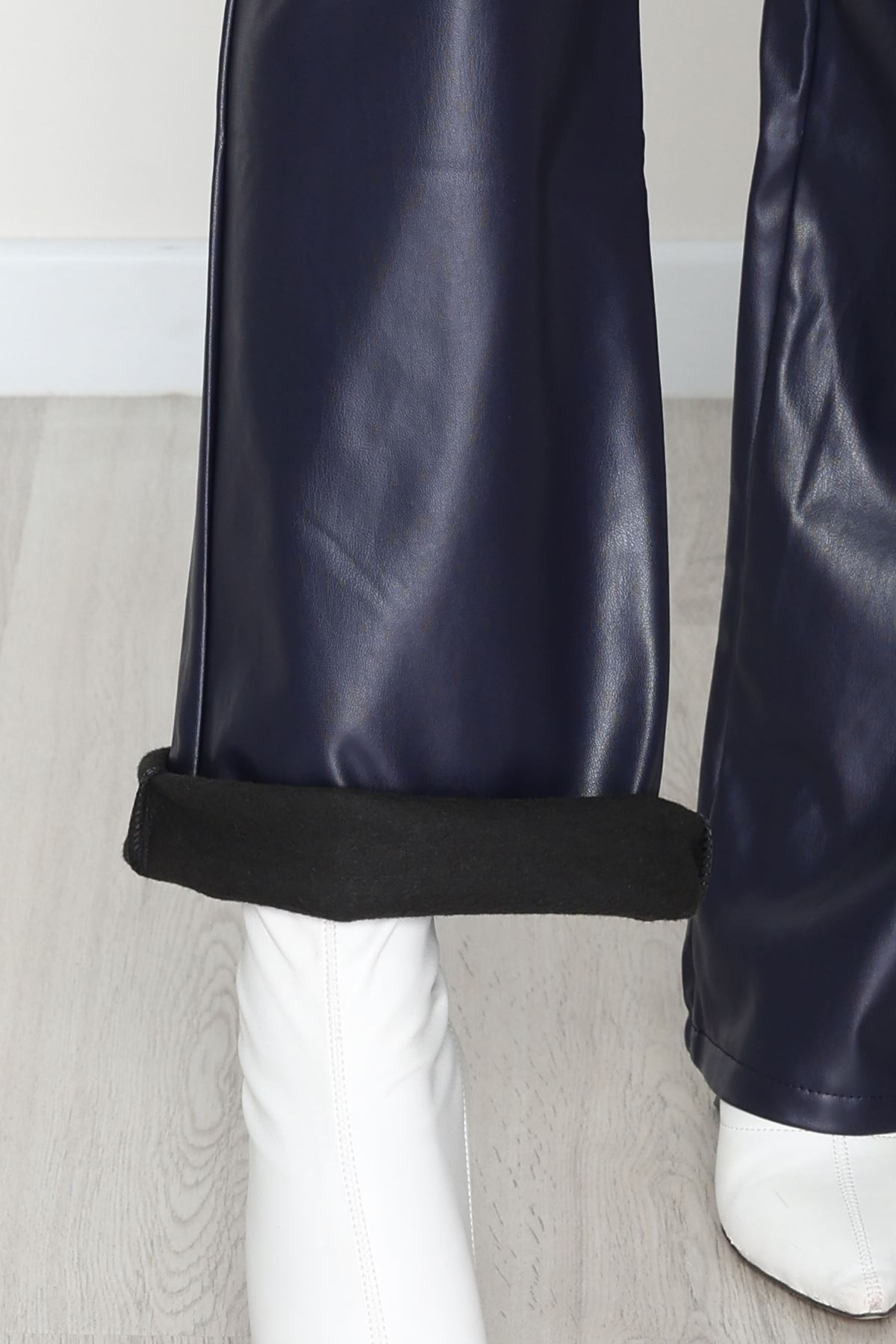 Palazzo Deri Pantolon Lacivert - 51208.1779.