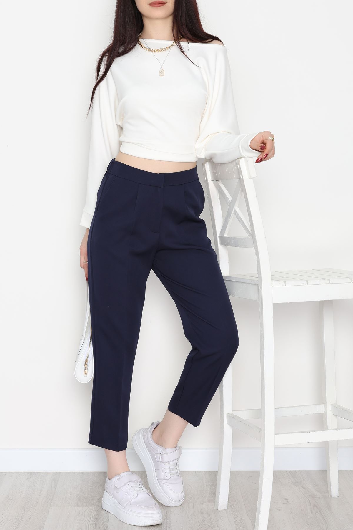 Dabıl Kumaş Pantolon Lacivert - 52001.2116.