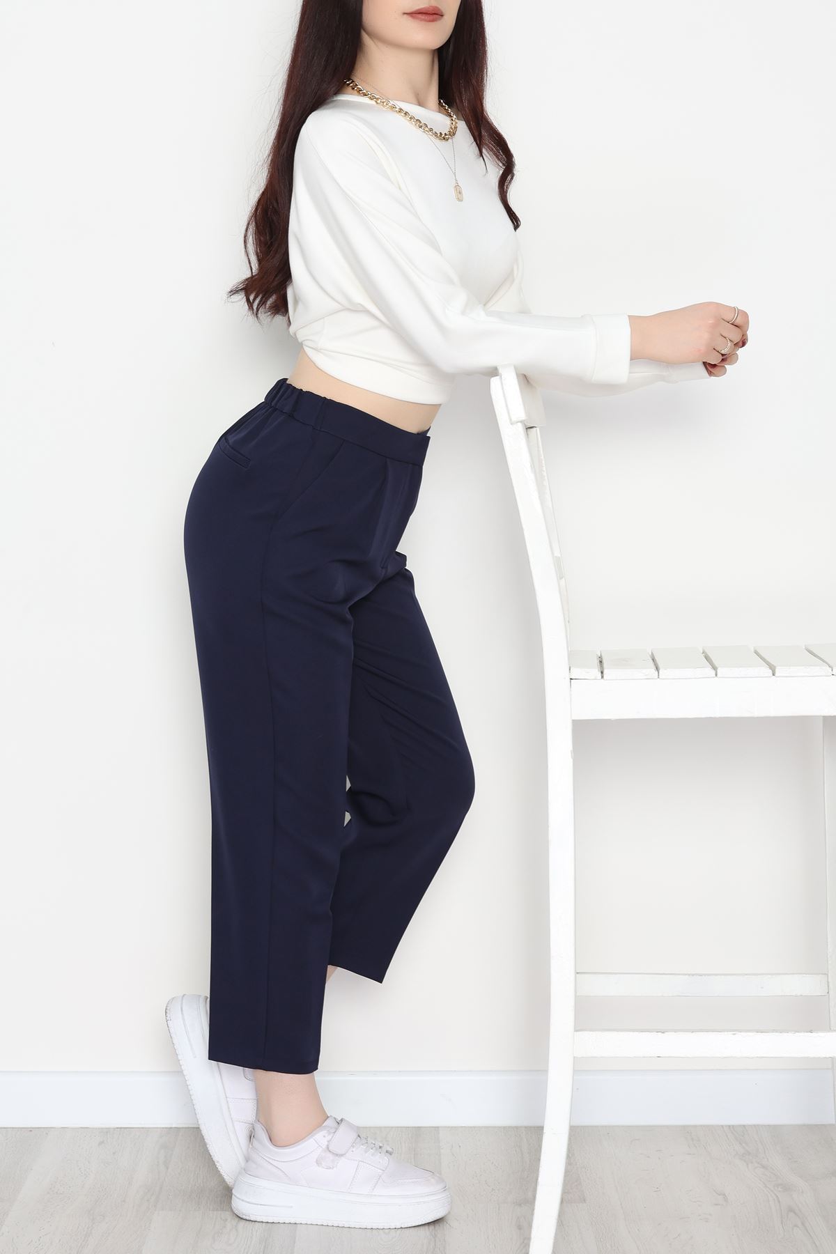 Dabıl Kumaş Pantolon Lacivert - 52001.2116.