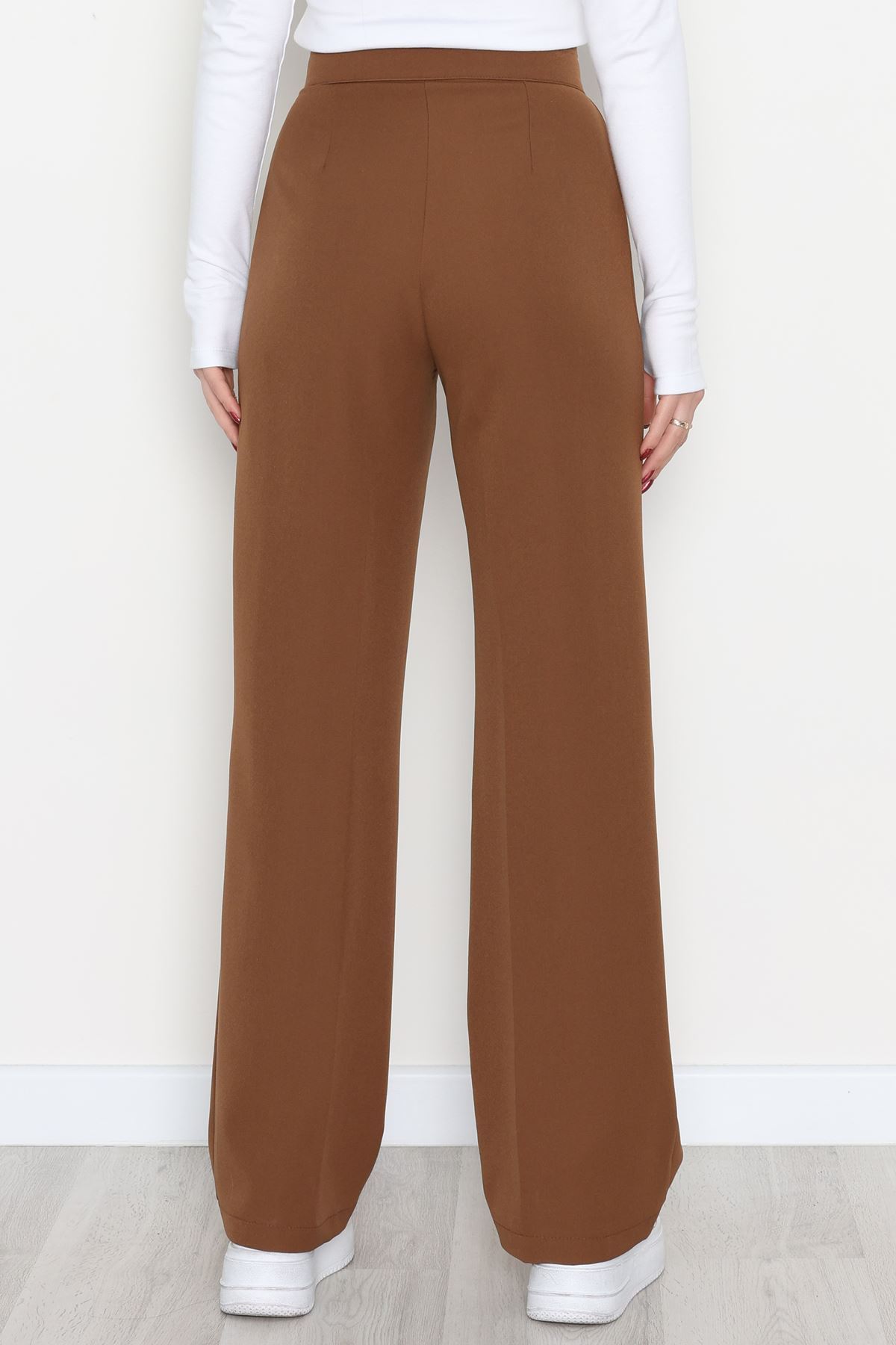 Cırtlı Palazzo Pantolon Kahve - 51213.1779.