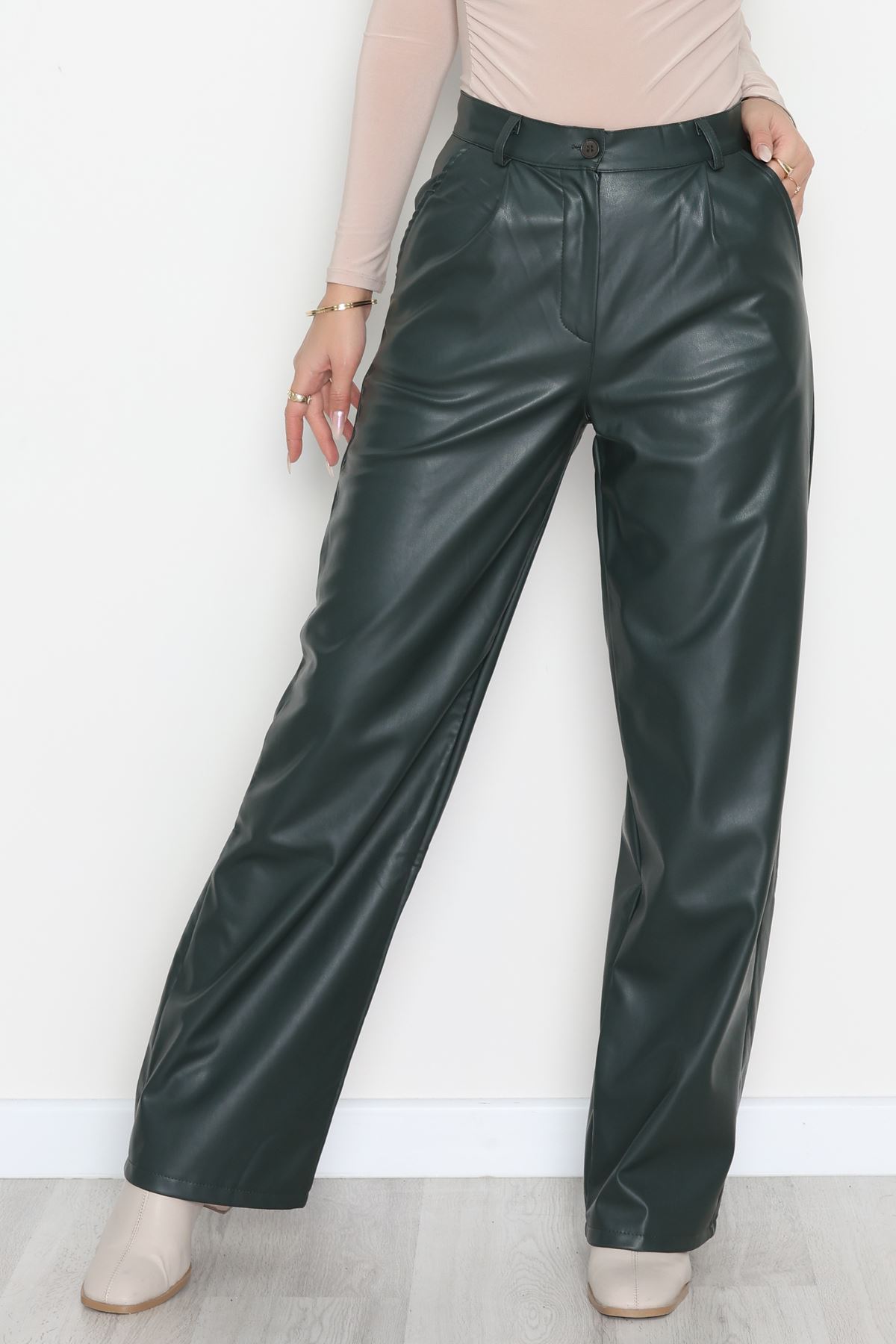 Palazzo Deri Pantolon Zümrüt - 51208.1779.