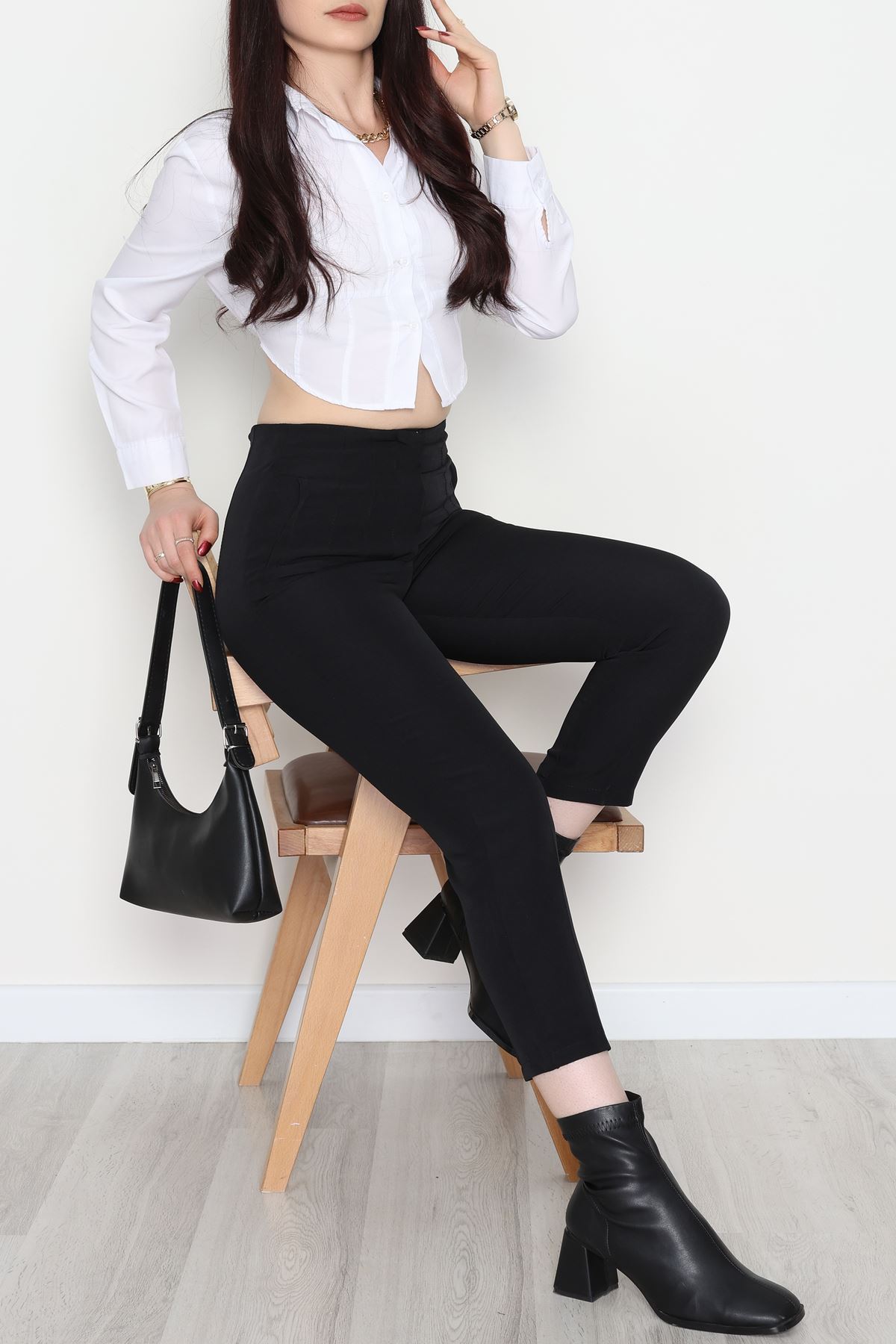 Pensli Havuç Pantolon Siyah - 51215.1779.