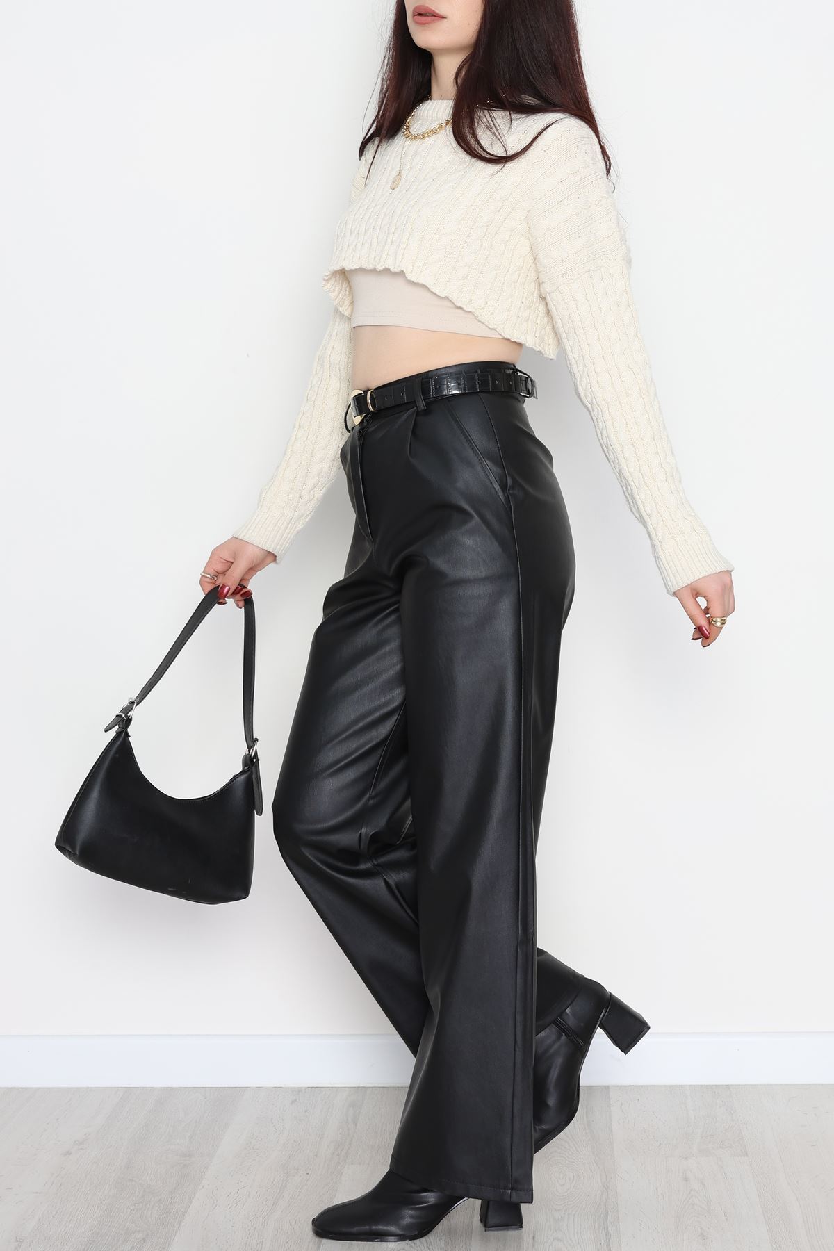 Palazzo Deri Pantolon Siyah - 51208.1779.