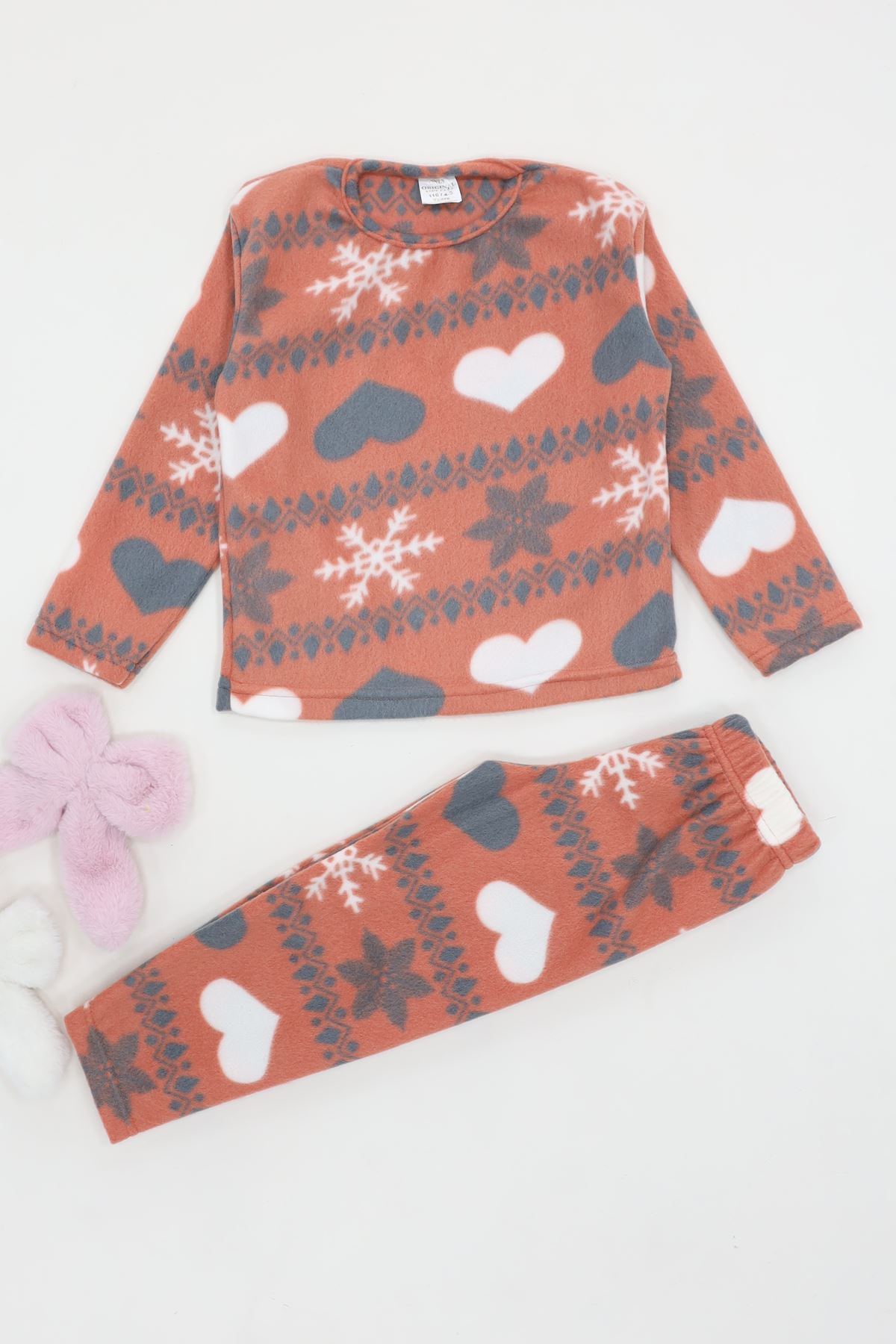 4-10 Yaş Polar İkili Takım Pudra - 52077.1776.
