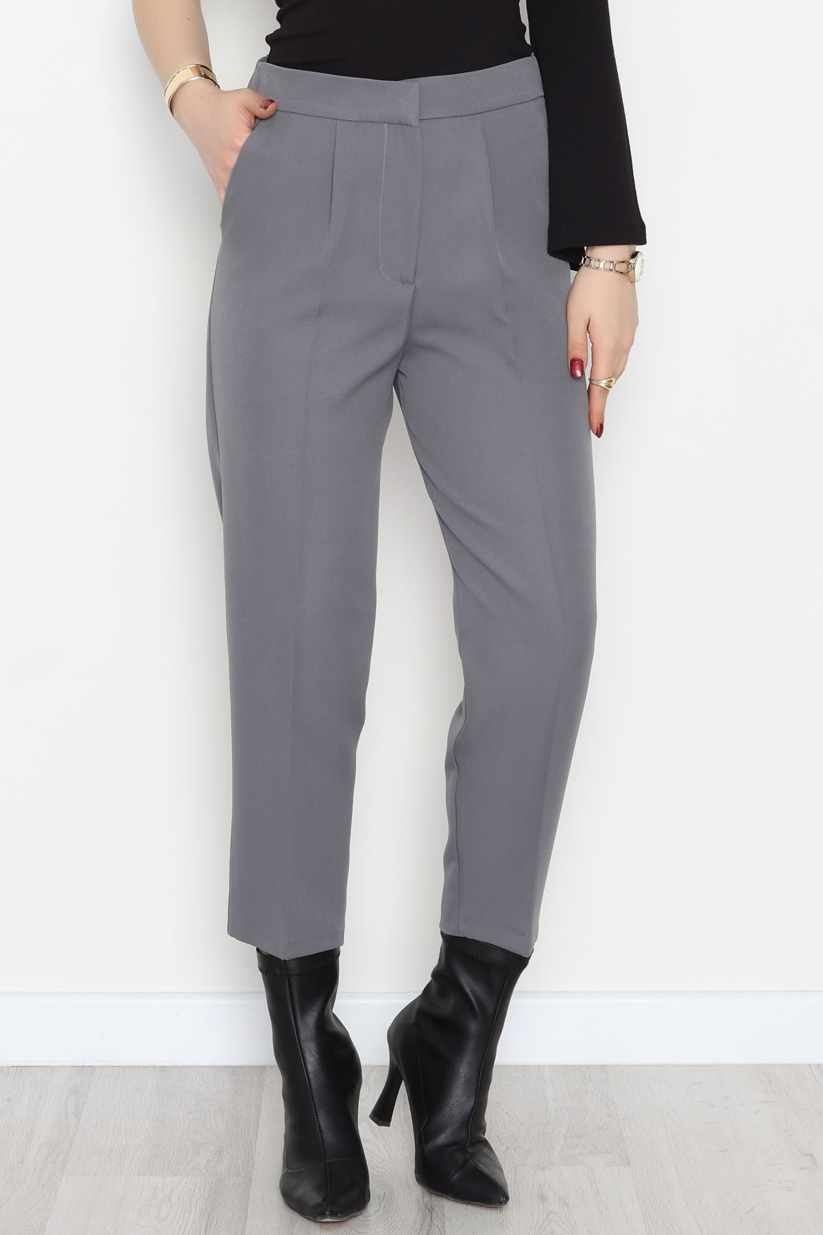 Dabıl Kumaş Pantolon Gri - 52001.2116.