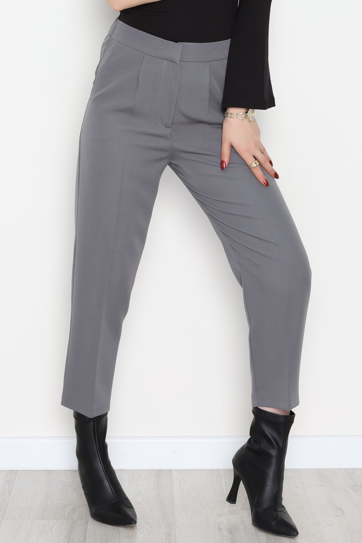 Dabıl Kumaş Pantolon Gri - 52001.2116.