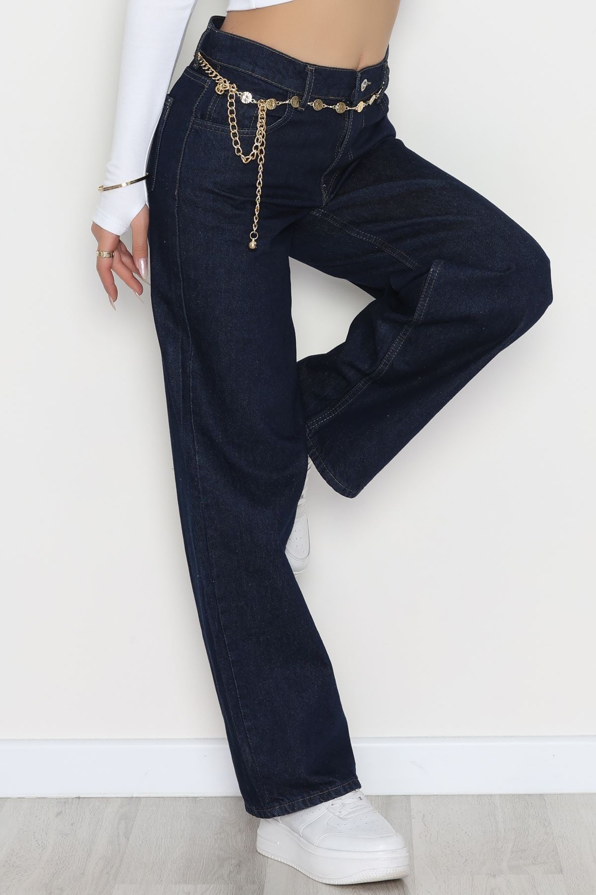 Palazzo Kot Pantolon Lacivert - 31554.2088.