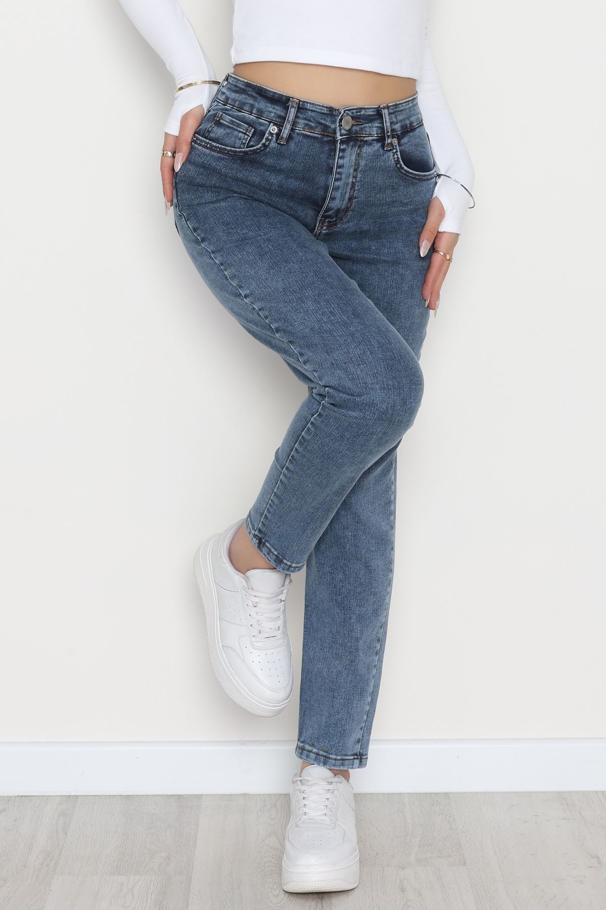 Boyfriend Kot Pantolon Açıkmavi - 42360.1431.