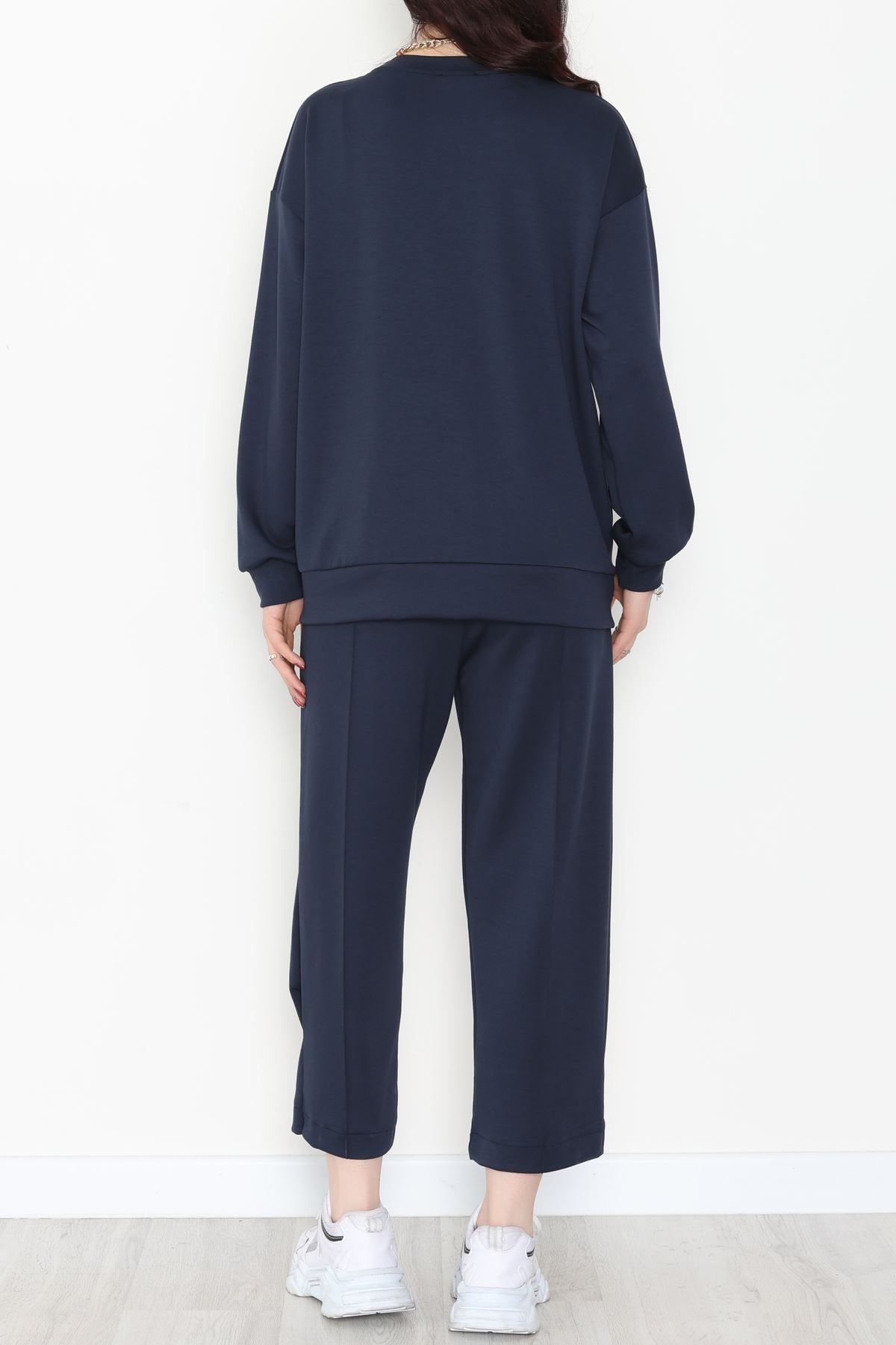 Çıt Çıtlı Modal İkili Takım Lacivert - 4128.1247.