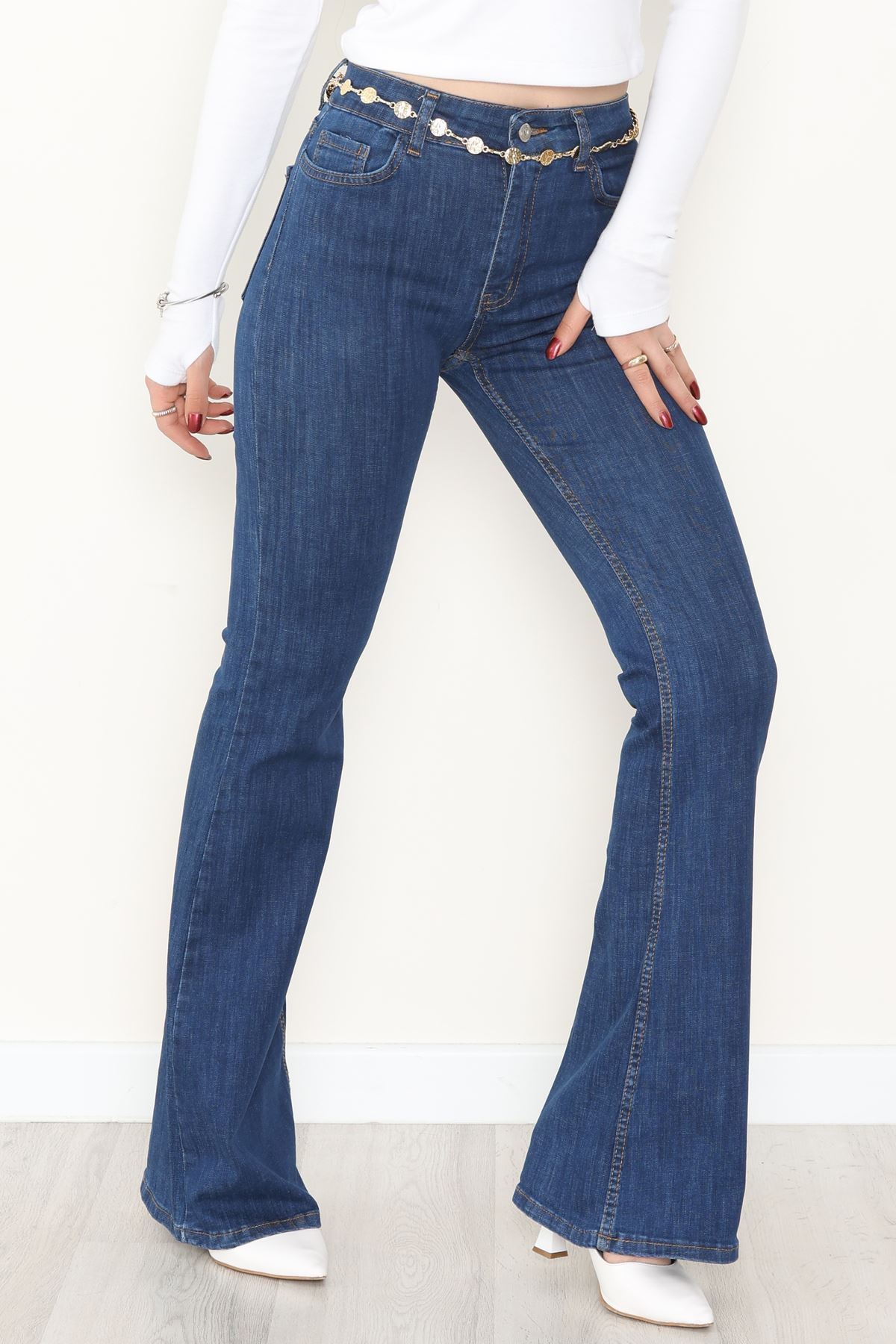 İspanyol Paça Kot Pantolon Laci - 31649.1184.