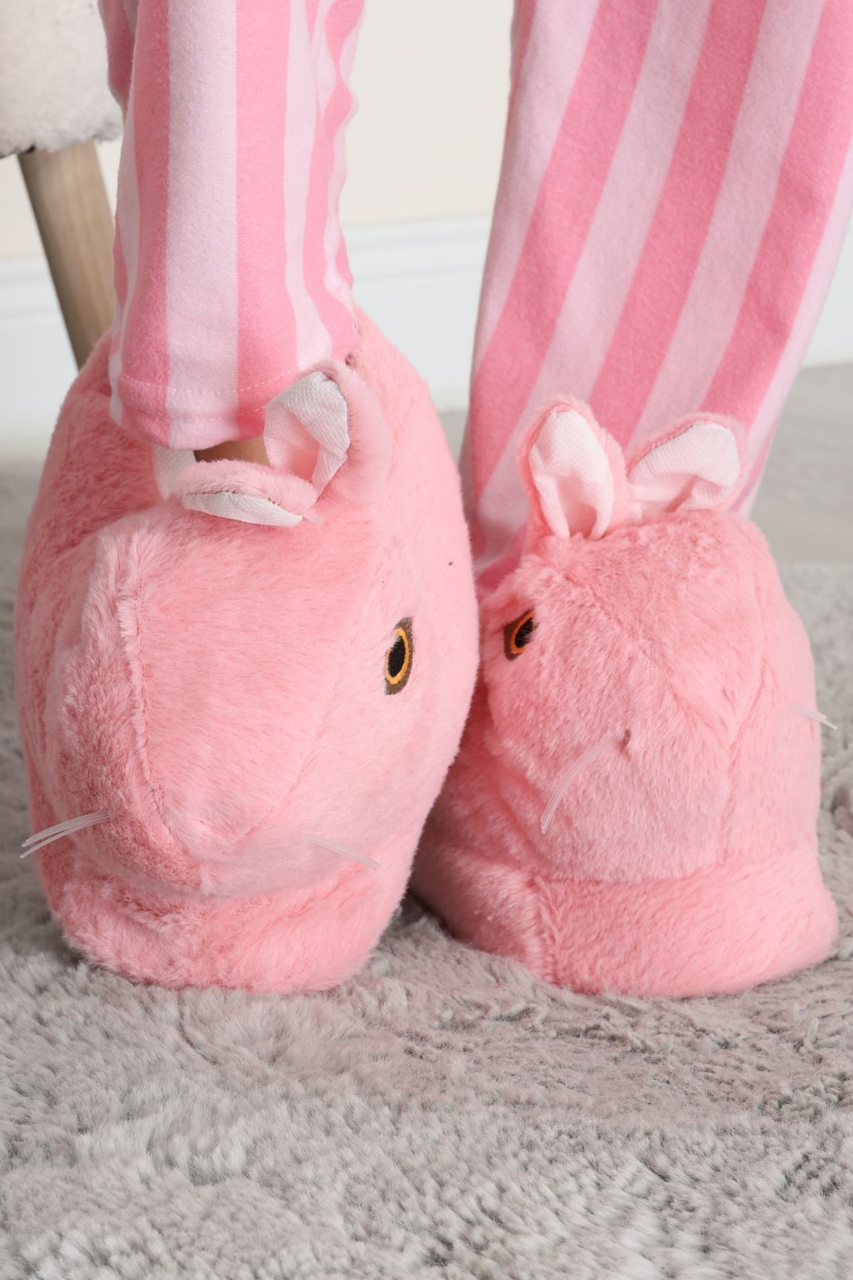 Hayvanlı Panduf Pembe - 31481.264.