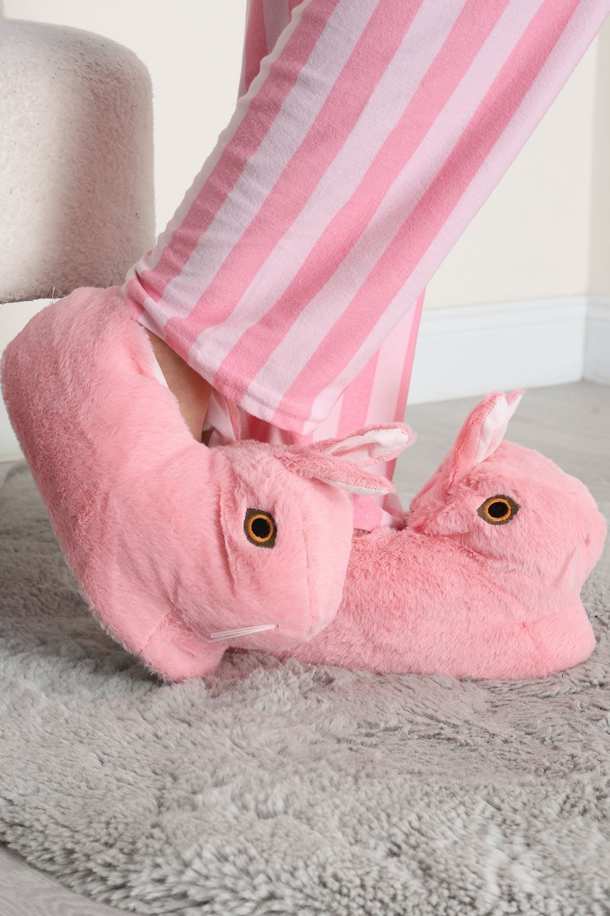 Hayvanlı Panduf Pembe - 31481.264.