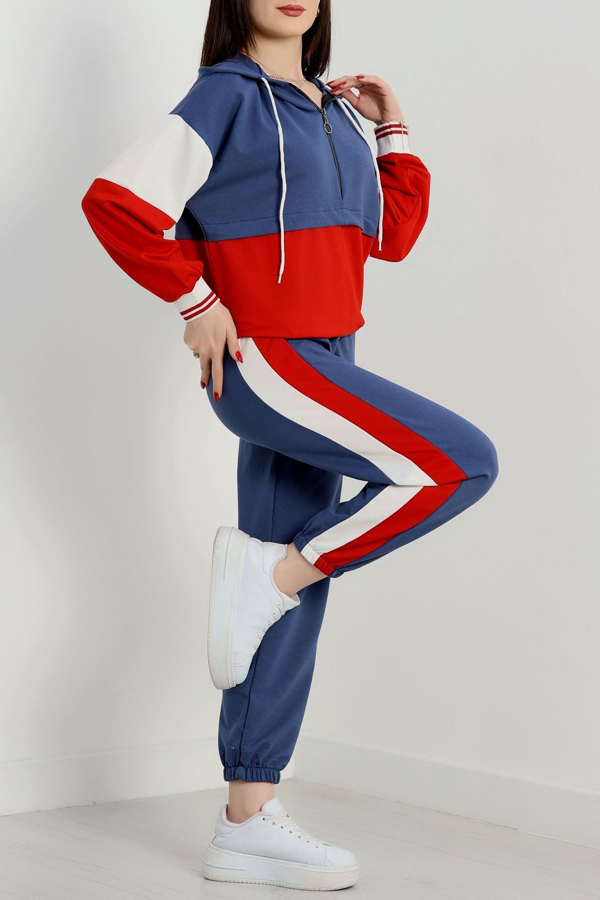 Parçalı Eşofman Takımı İndigokırmızı - 8122.1005.