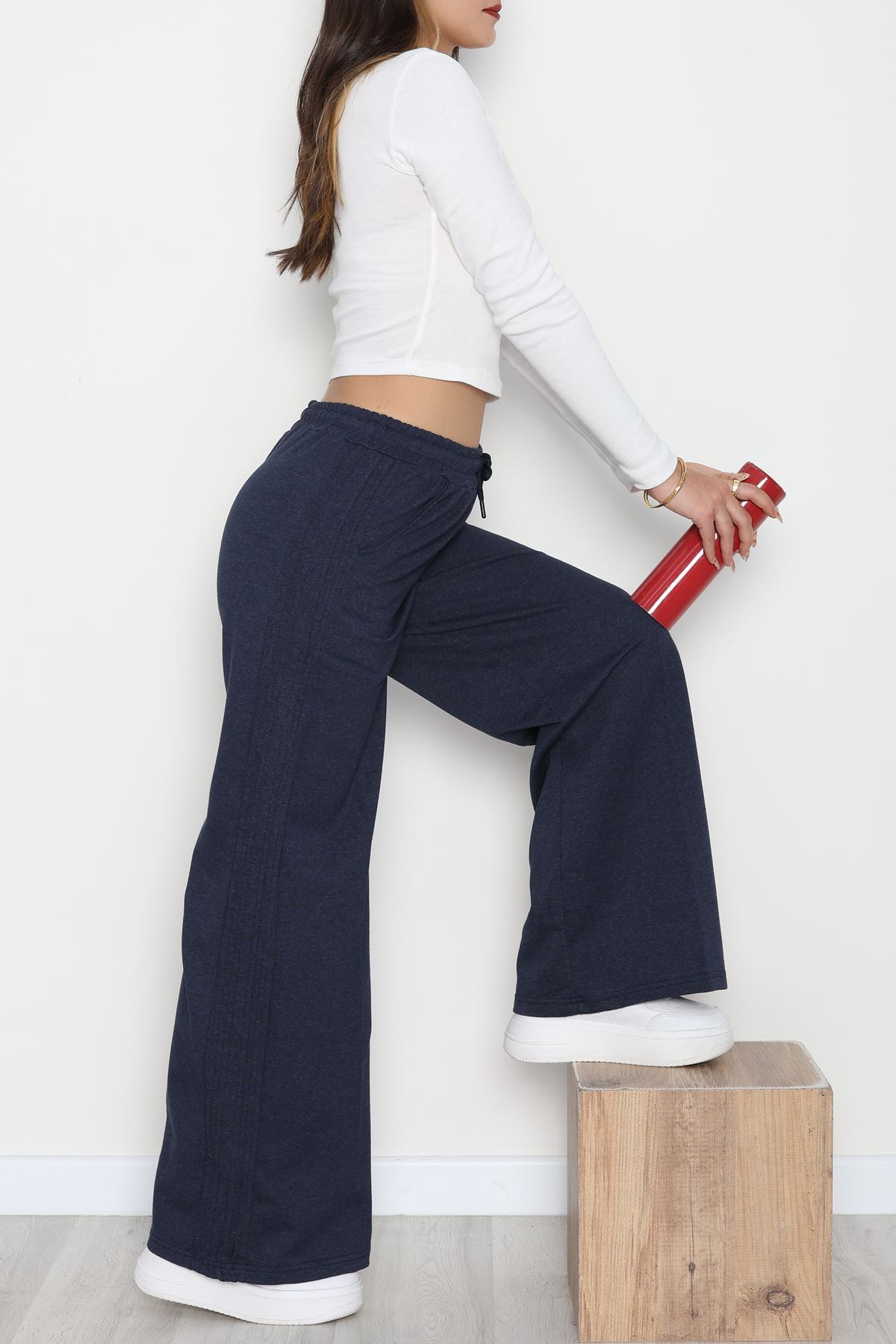 2 İplik Eşofman Altı Lacivert - 52048.1857.