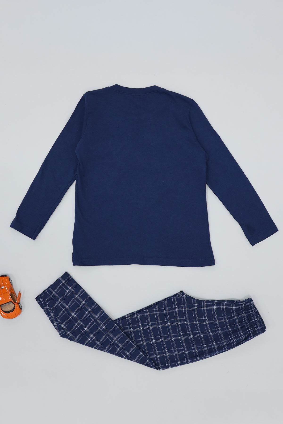 5-12 Yaş Süprem Pijama Takımı Lacivert - 52091.1048.