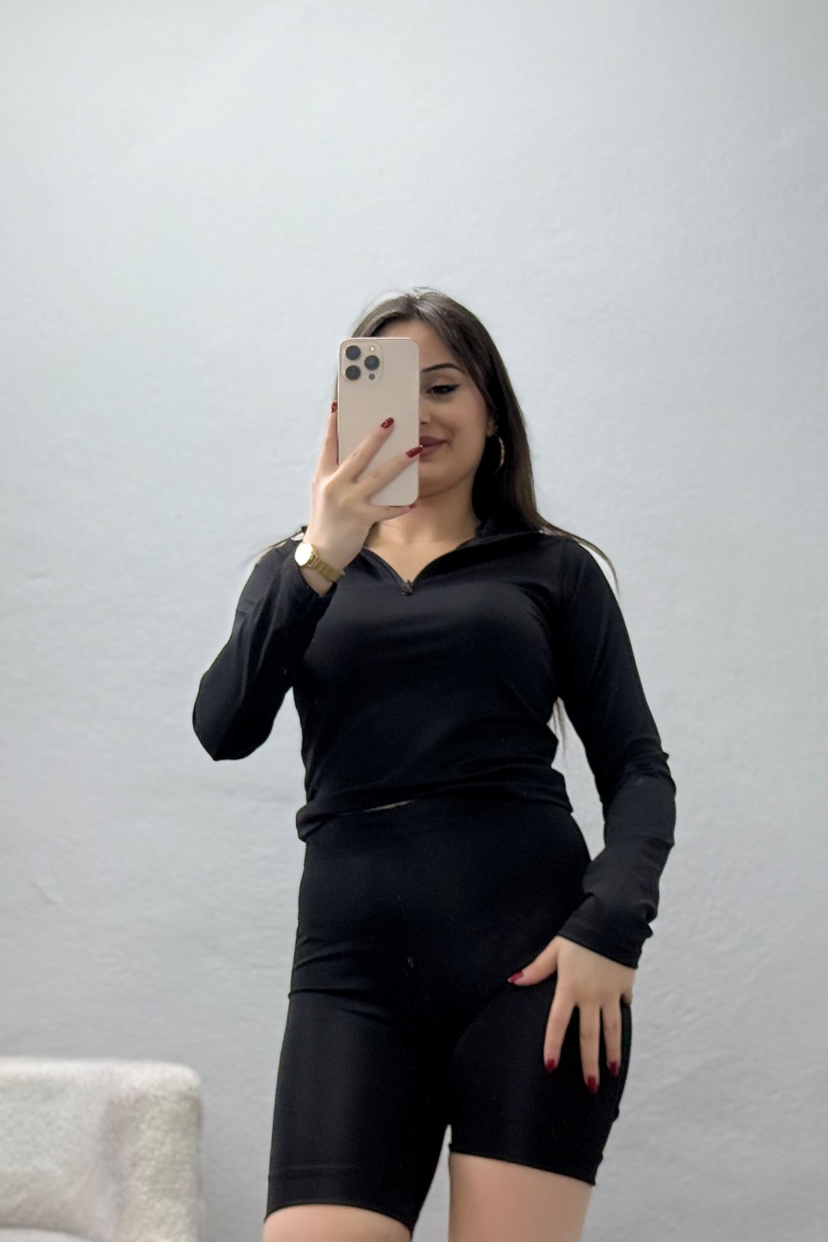 Dalgıç Kumaş Fermuarlı Body Siyah - 50666.053.